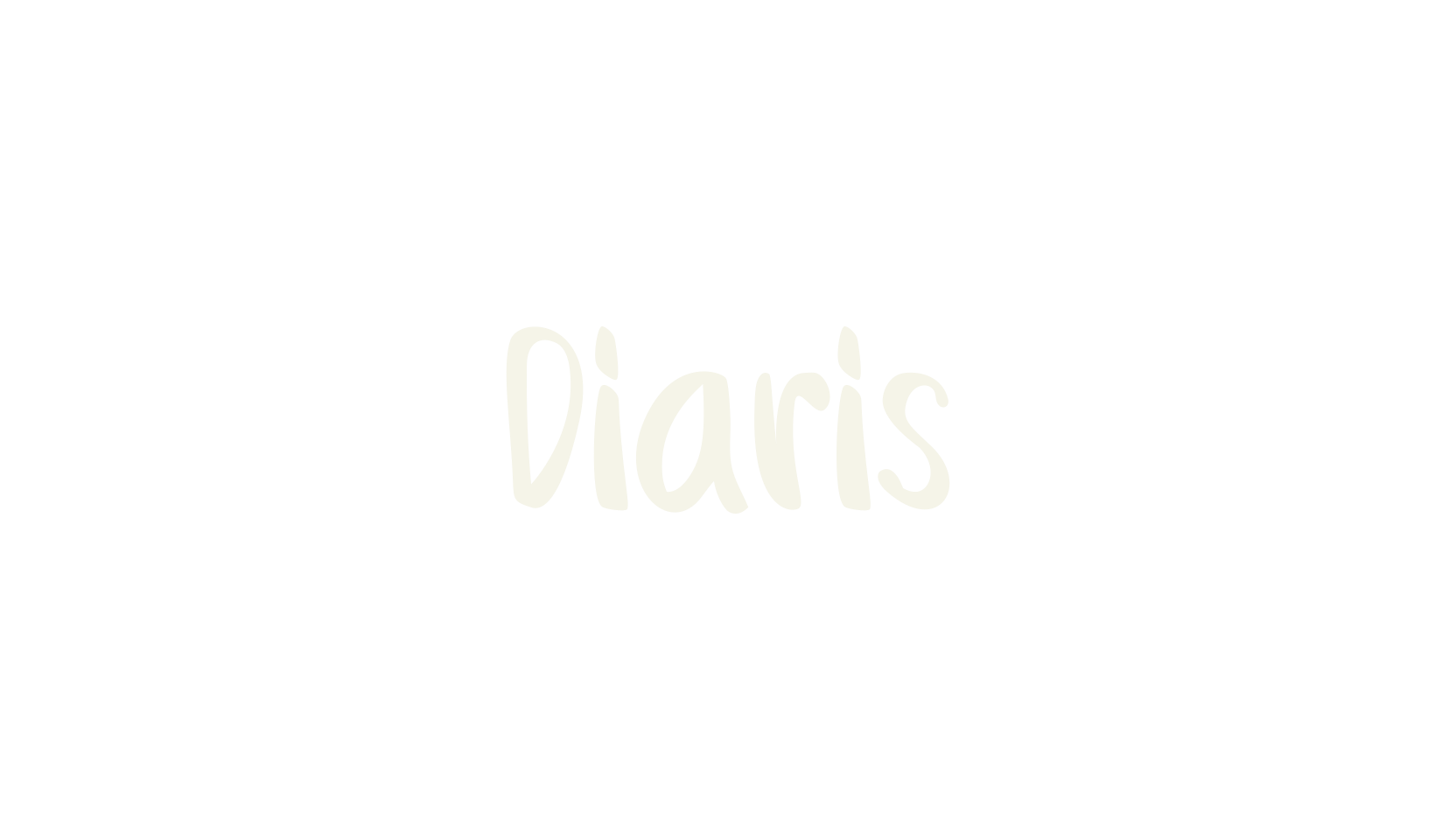Diaris, handwriting font preview