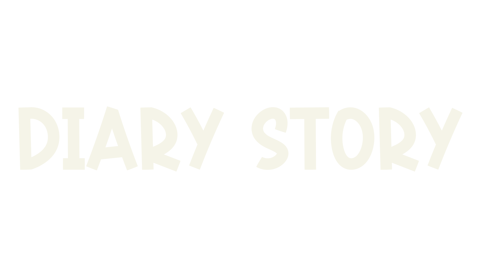 Diary Story, fashion script font preview
