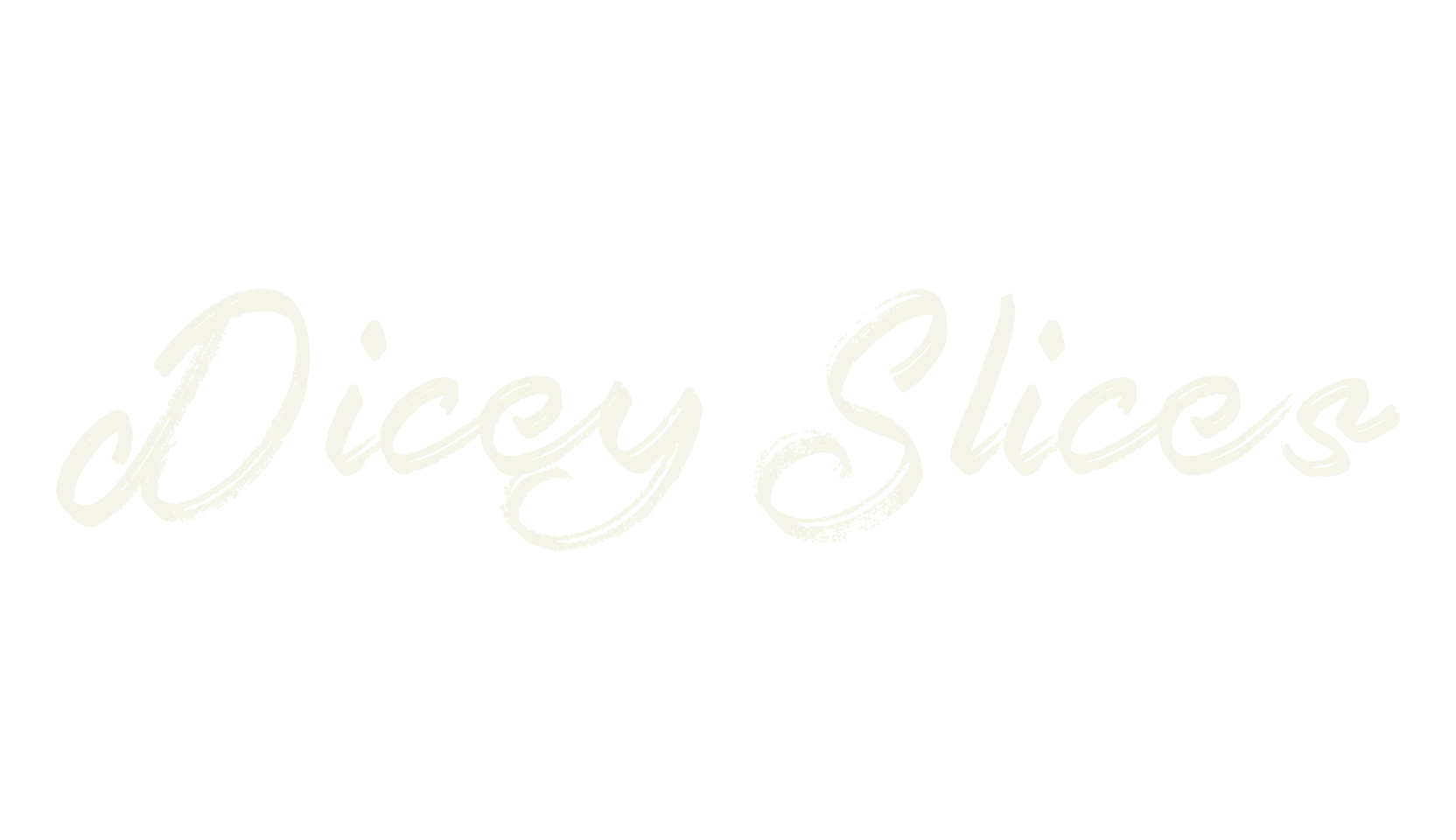 Dicey Slices, handwritten font preview