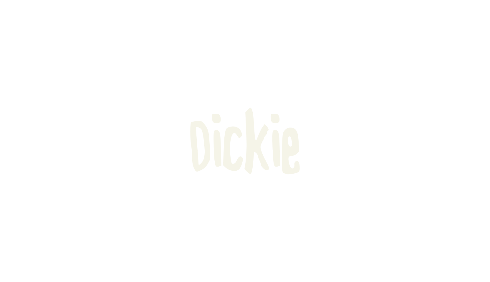 Dickie, energy font preview