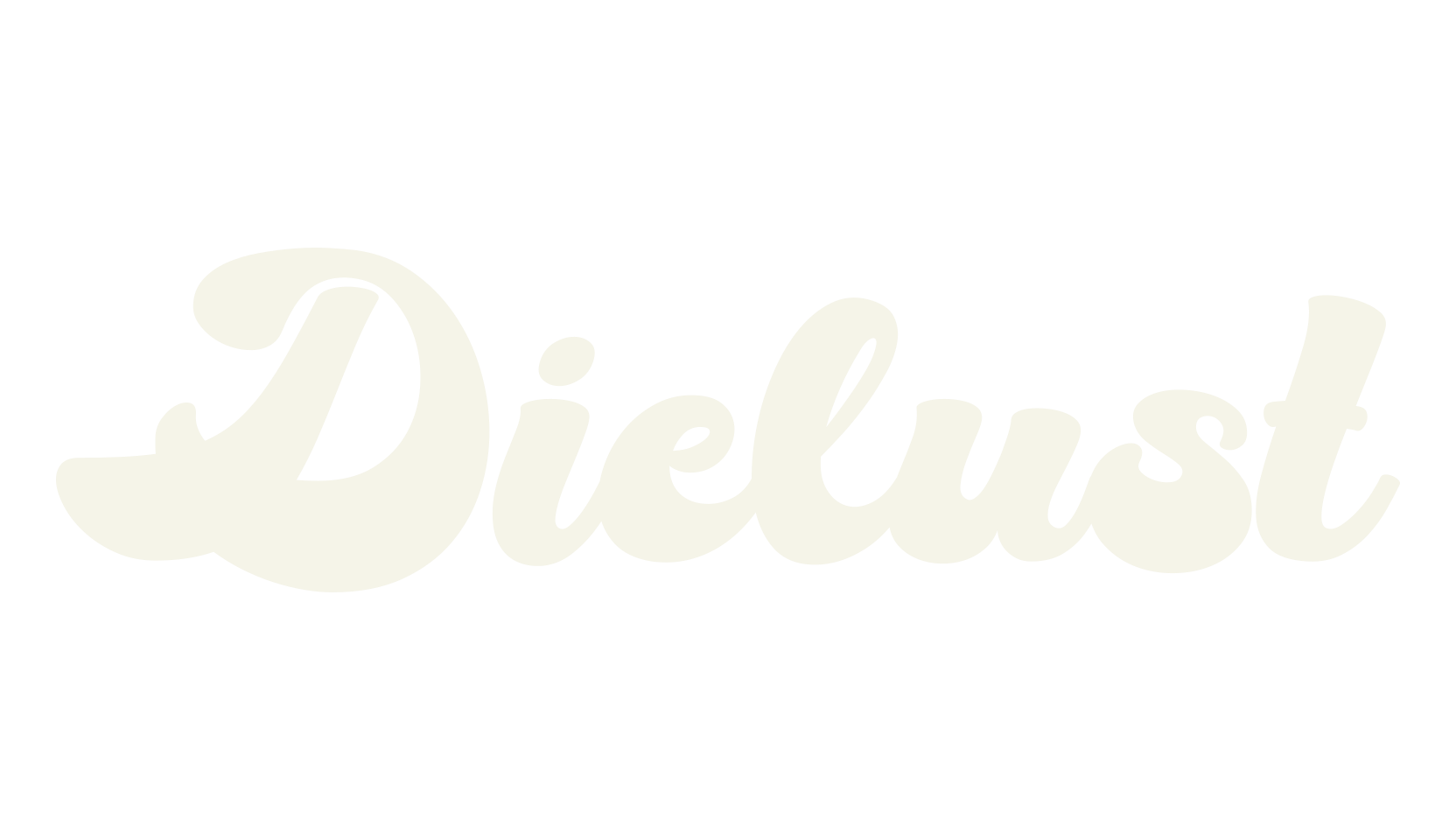 Dielust, baseball font preview