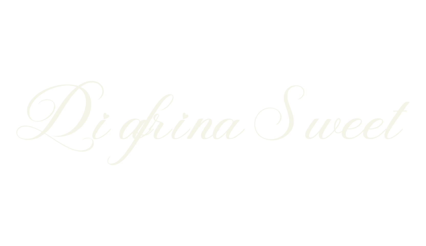 Difarina Sweet, monogram font preview