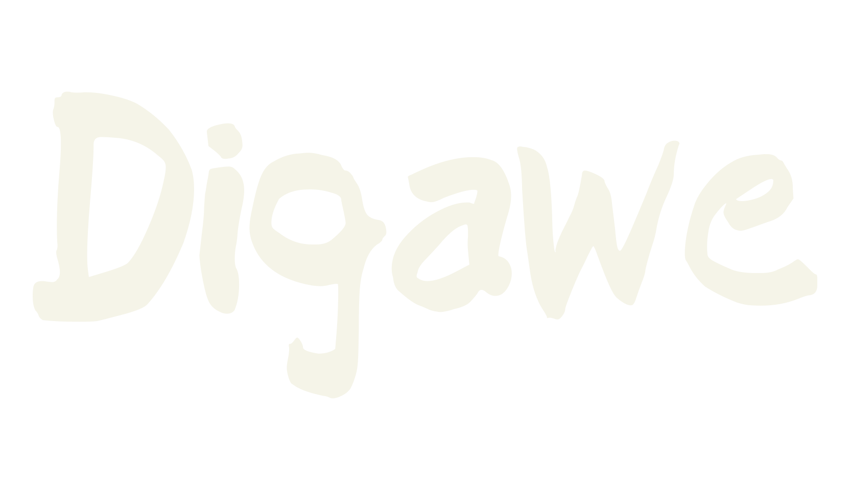 Digawe, cute font preview