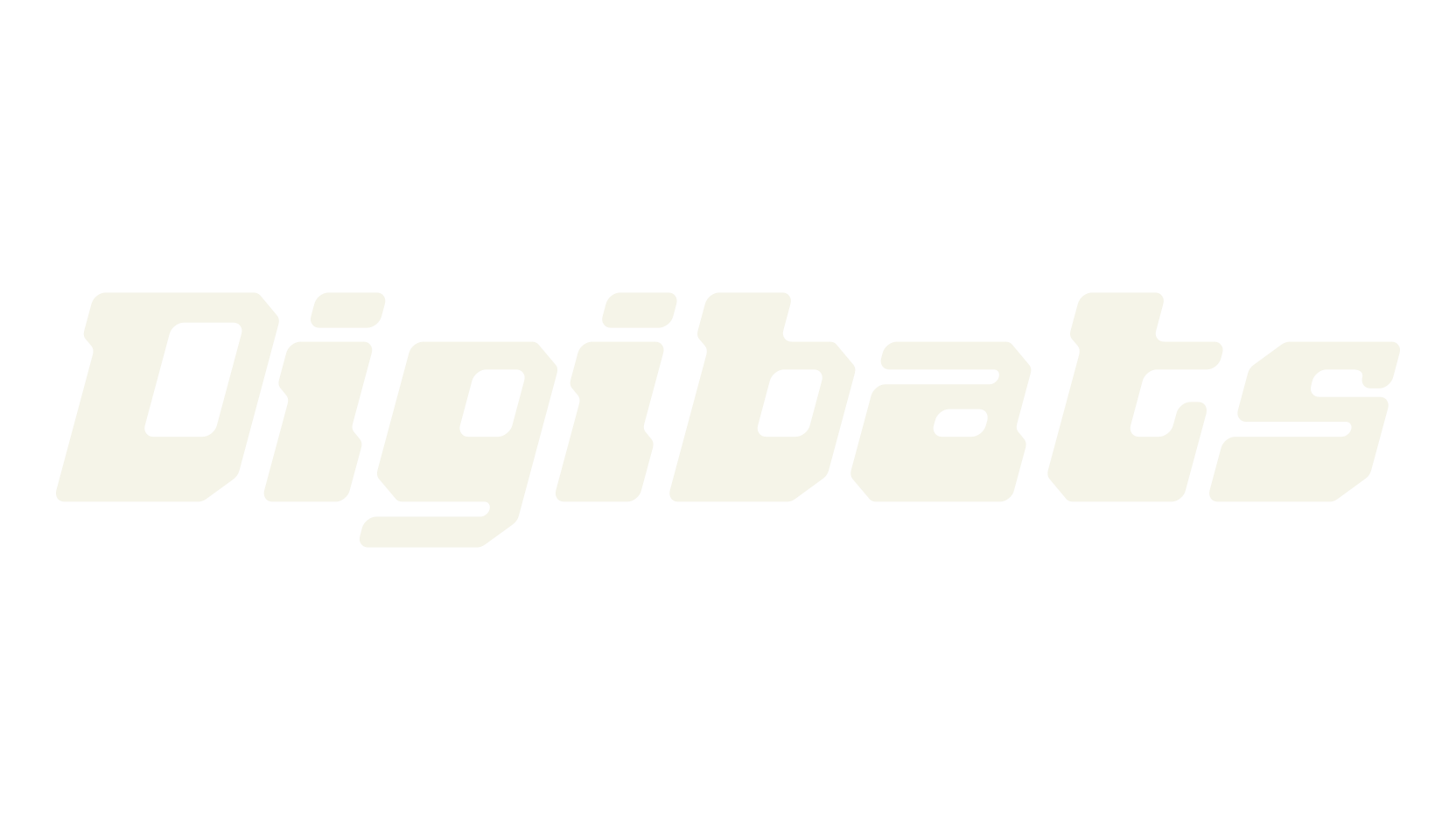 Digibats, retro font preview
