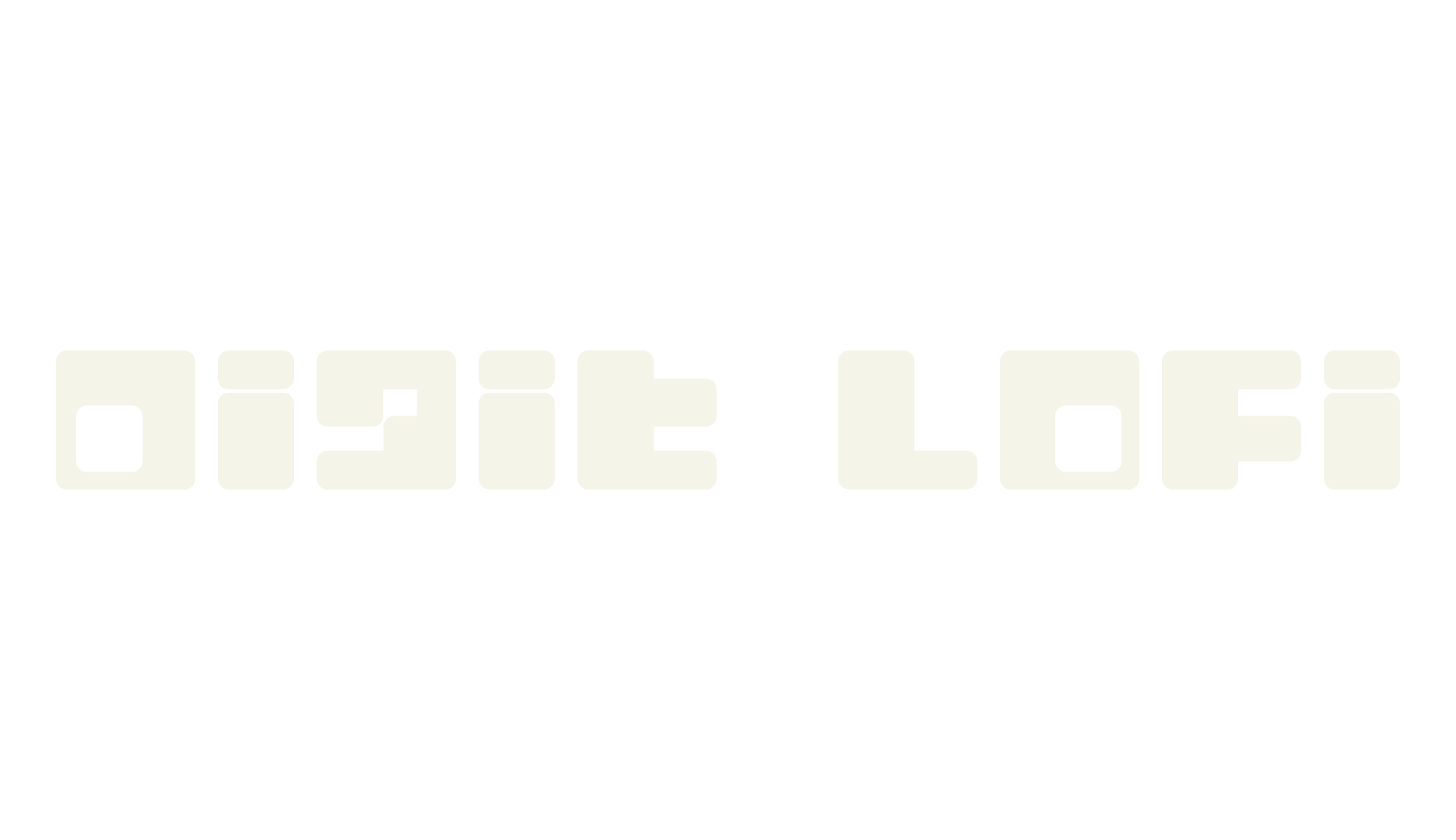 Digit LoFi, display market font preview