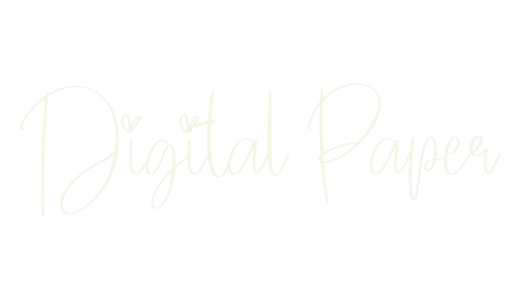 Digital Paper, fashion script font preview