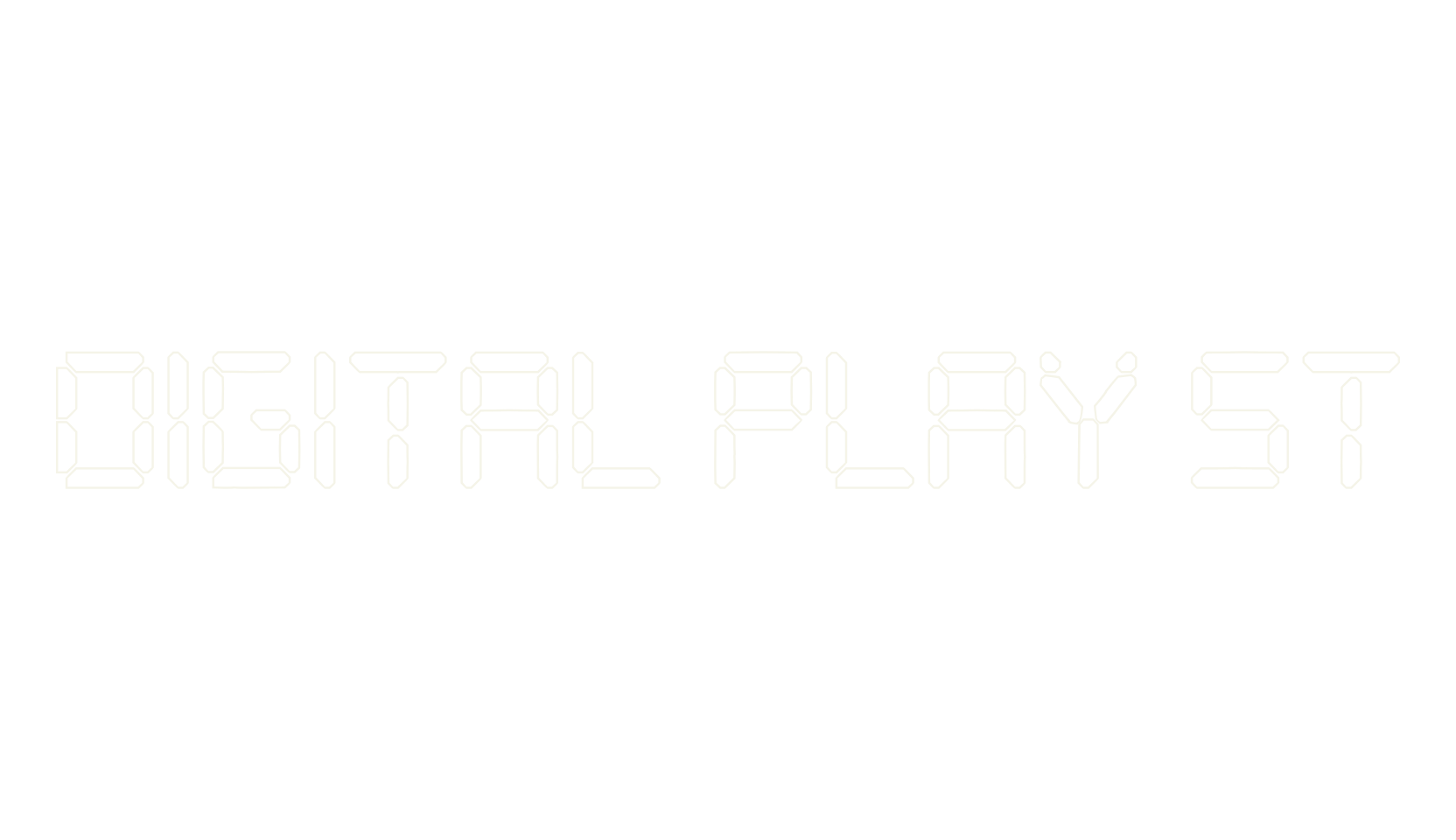 Digital Play St, digital font preview