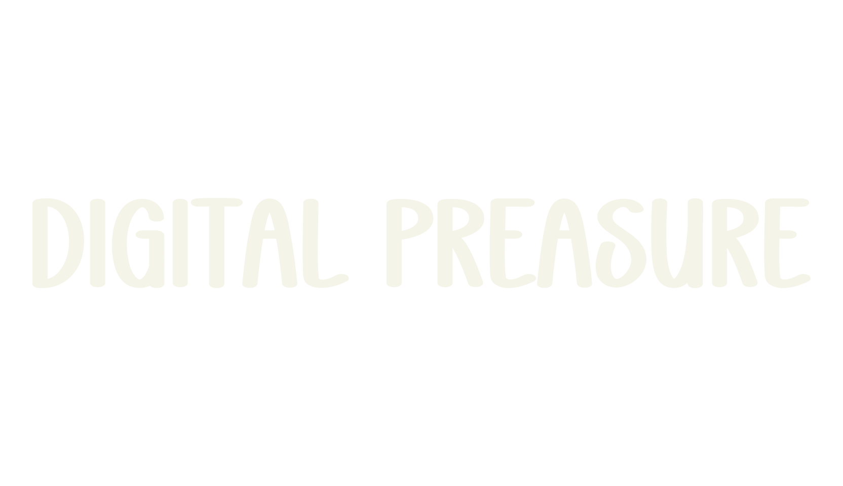 Digital Preasure, handwriting font preview