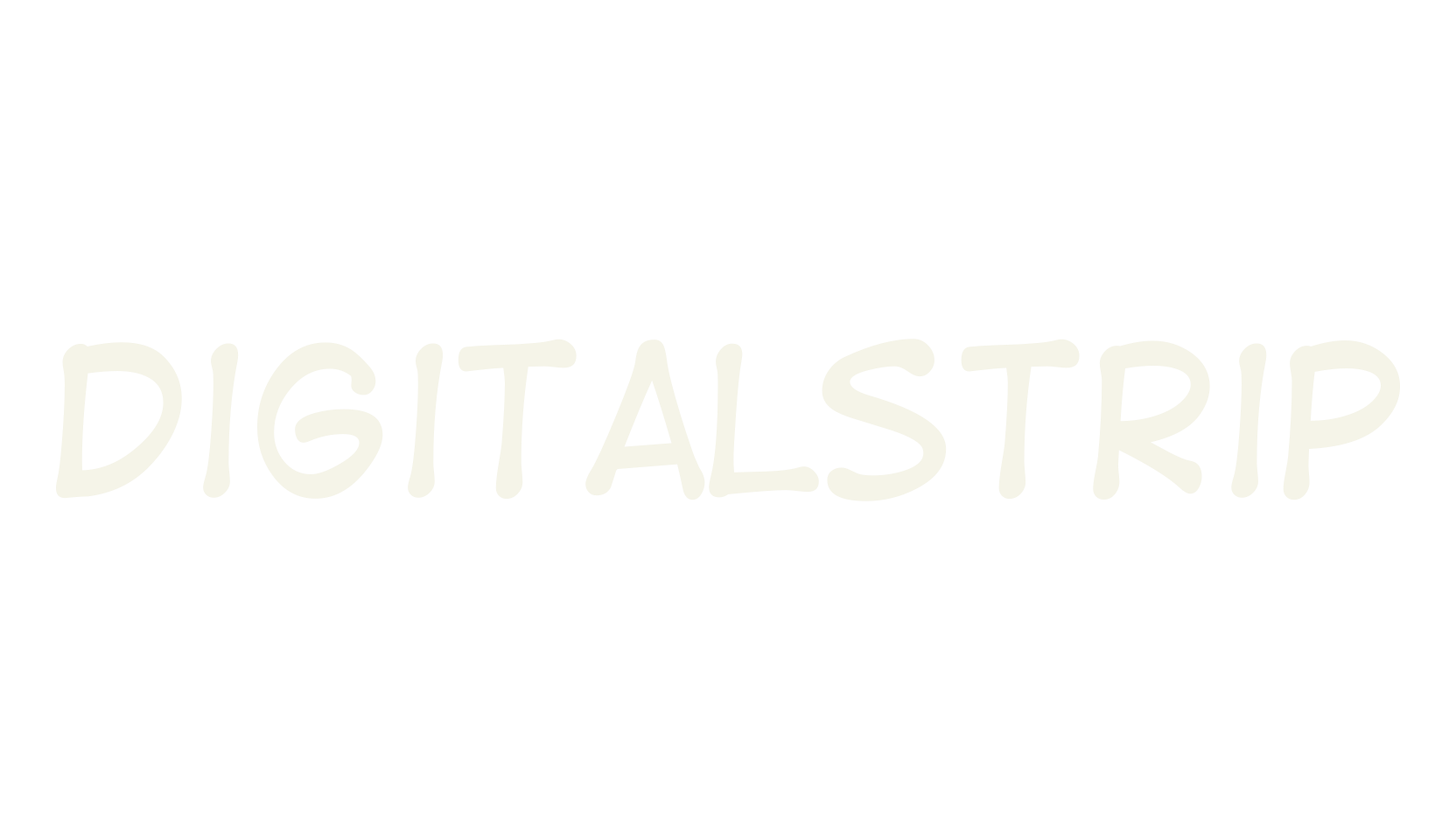 DigitalStrip, handwritten font preview