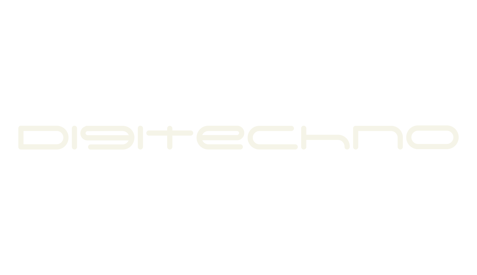 Digitechno, fashion sign font preview