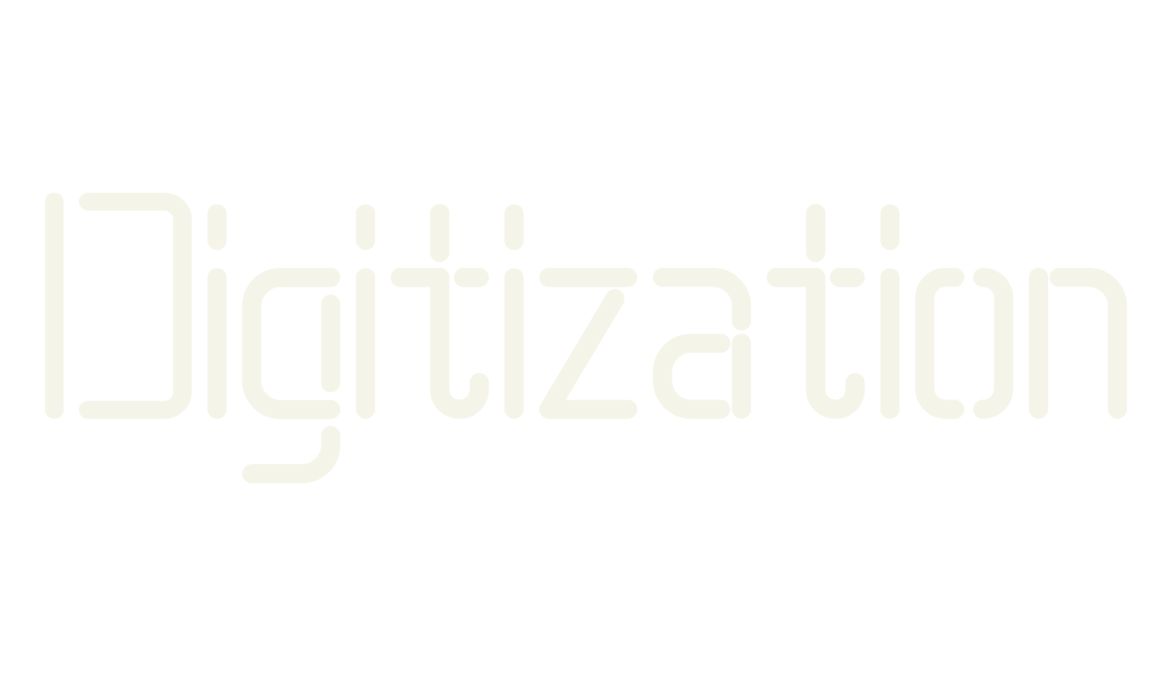 Digitization, sans font preview