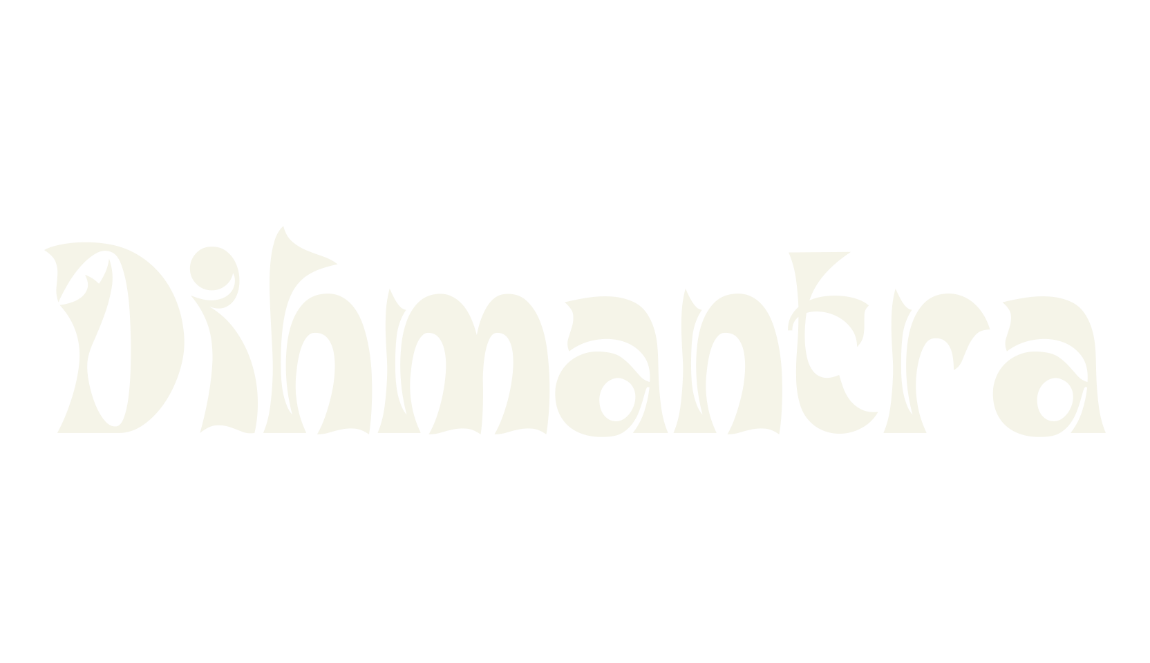 Dihmantra, modern font preview