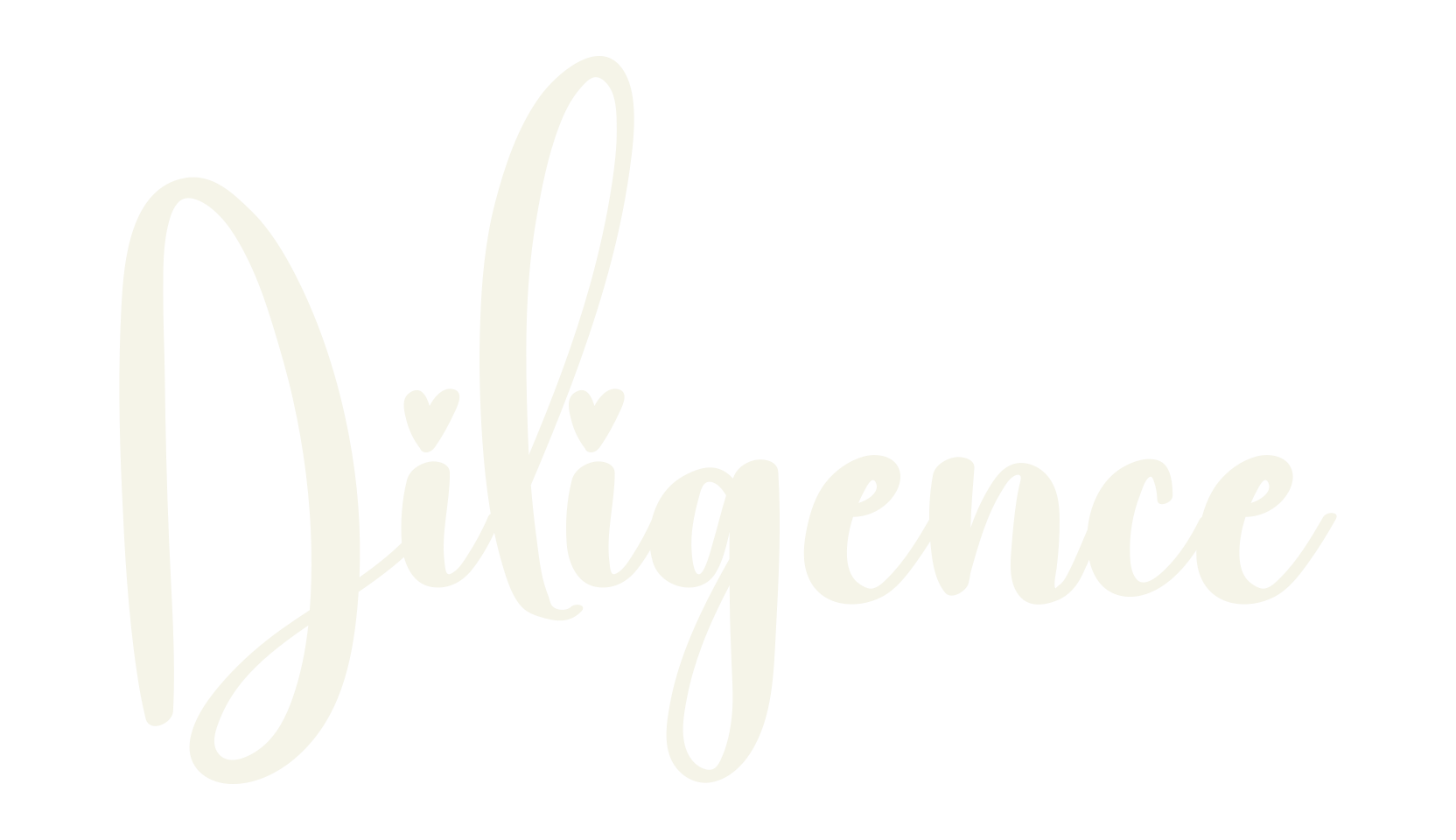 Diligence, calligraphy font preview