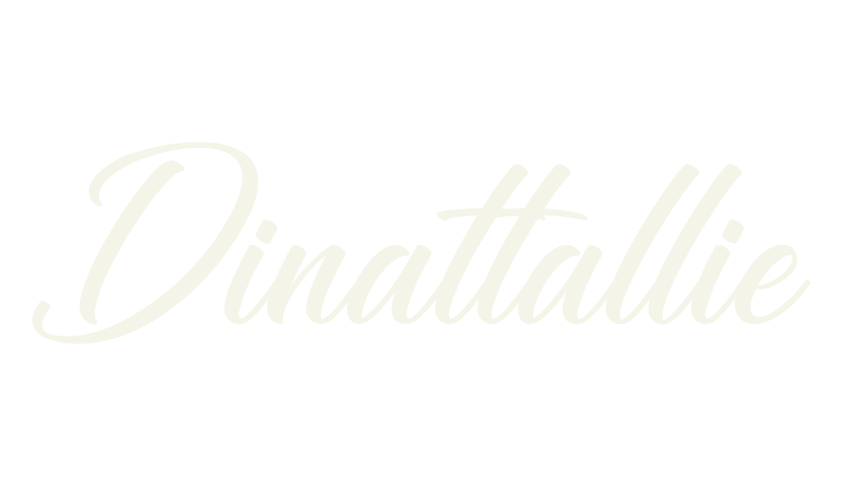 Dinattallie, calligraphy font preview