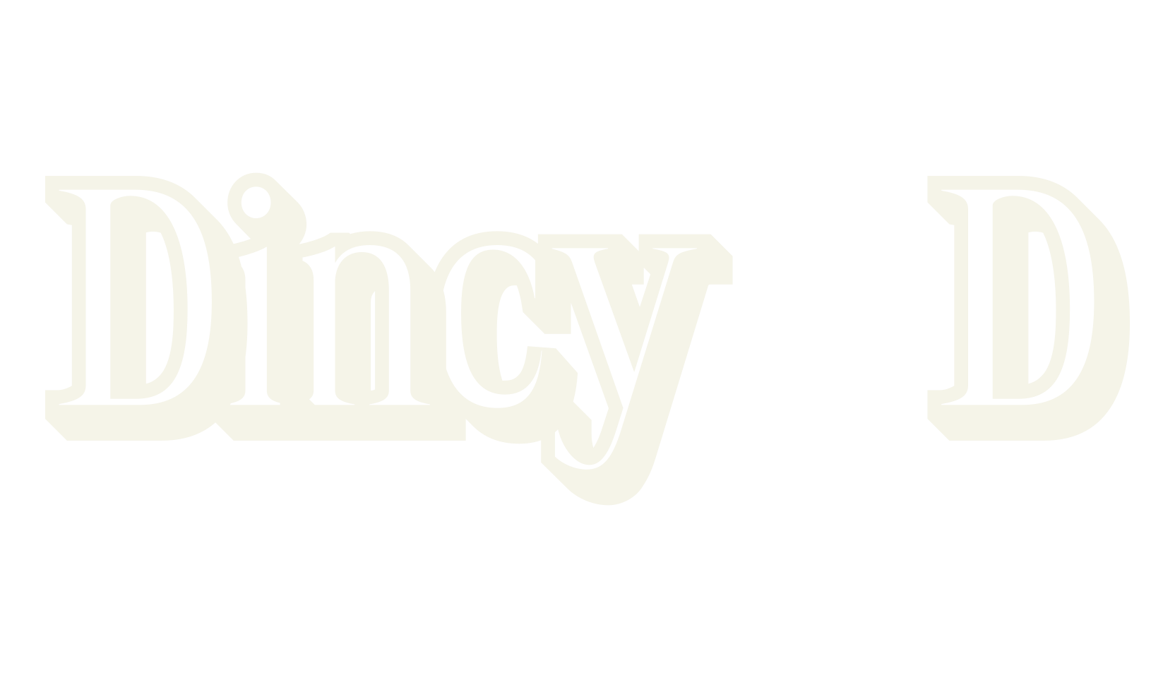 Dincy 3D, 3d font preview
