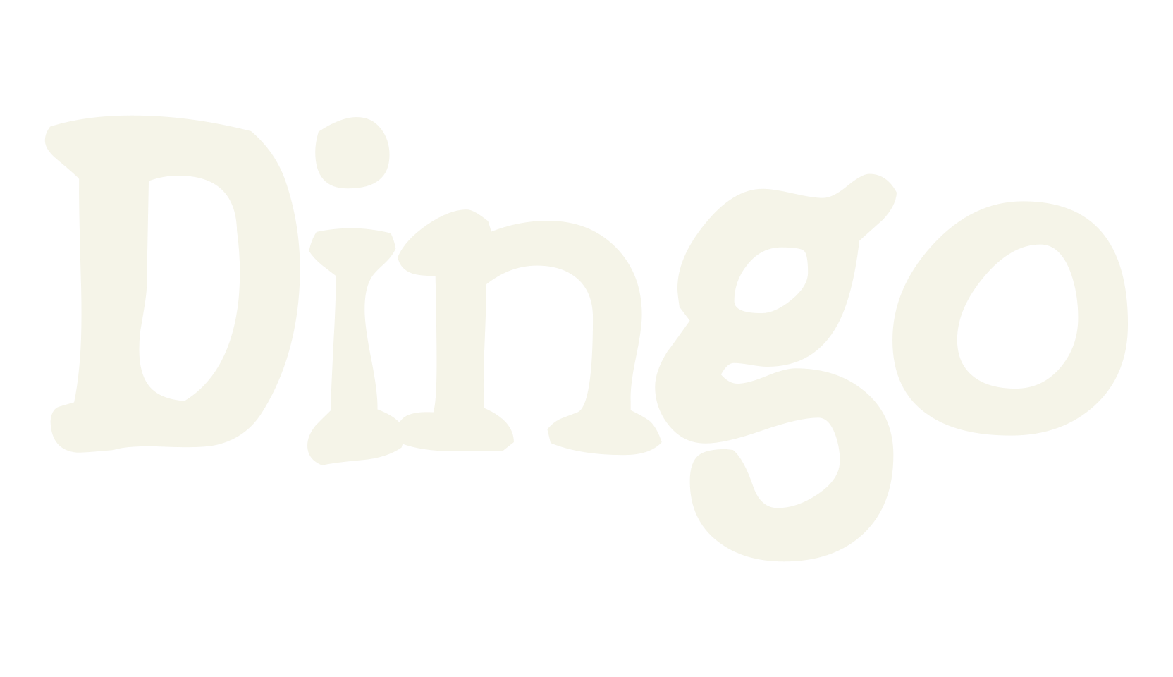 Dingo, handwriting font preview