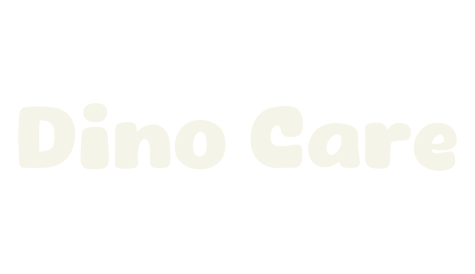 Dino Care, display market font preview