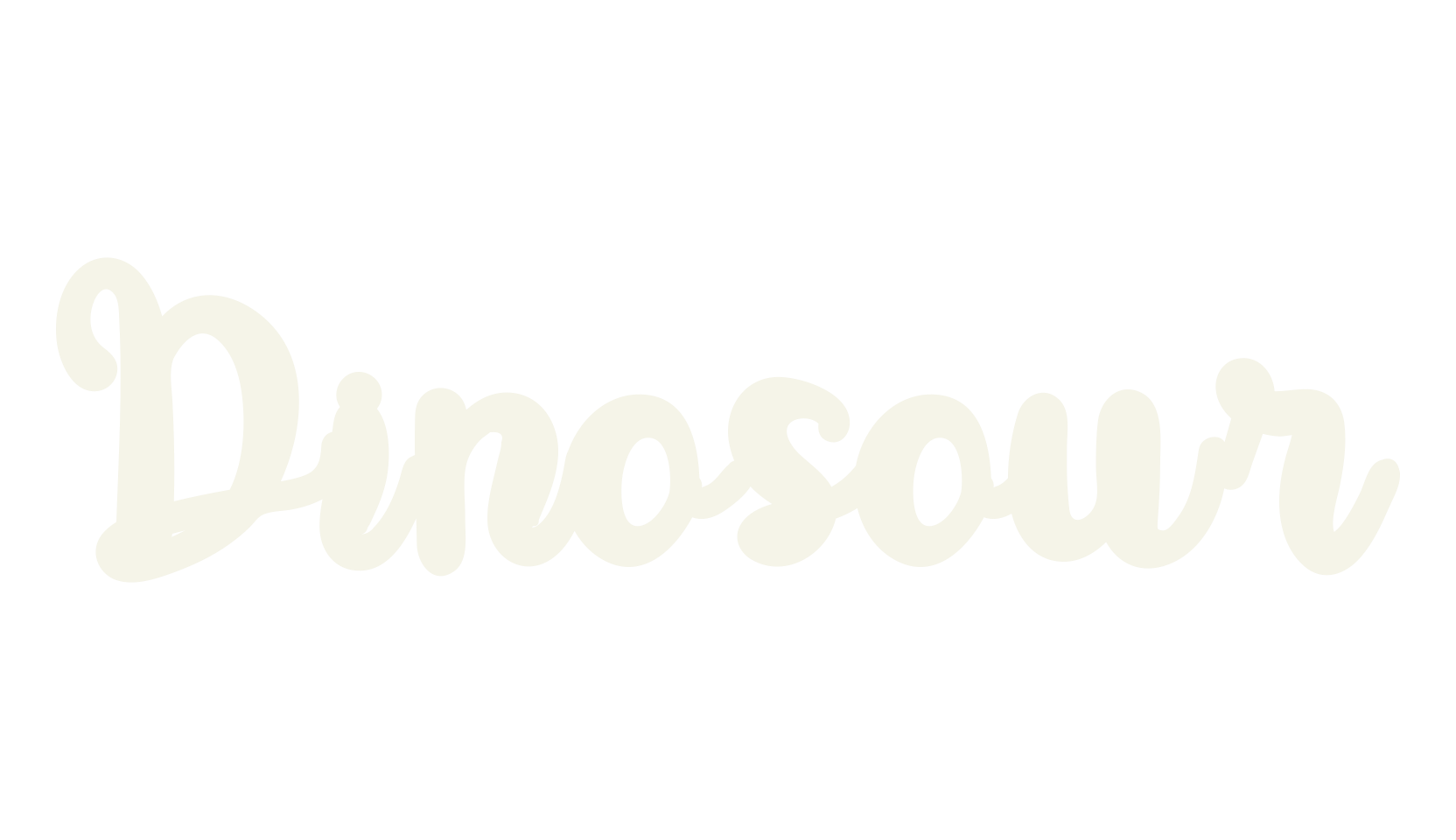 Dinosour, sans serif font preview