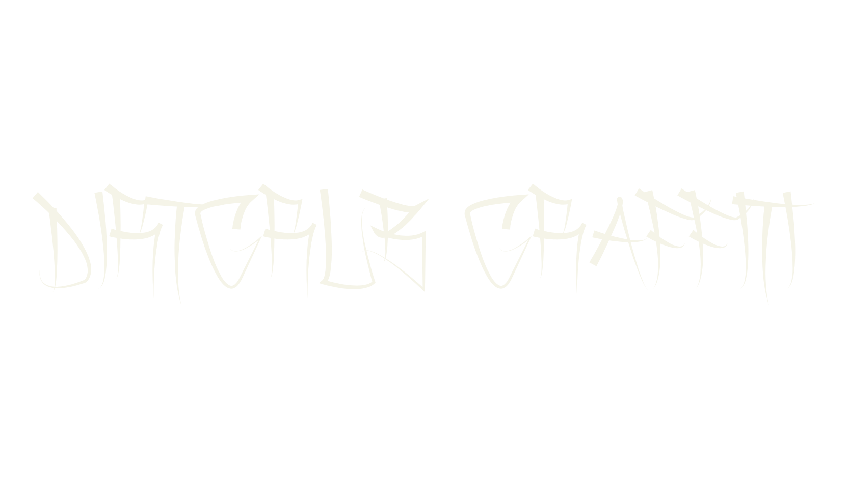 Dirtgrub Graffiti, display market font preview