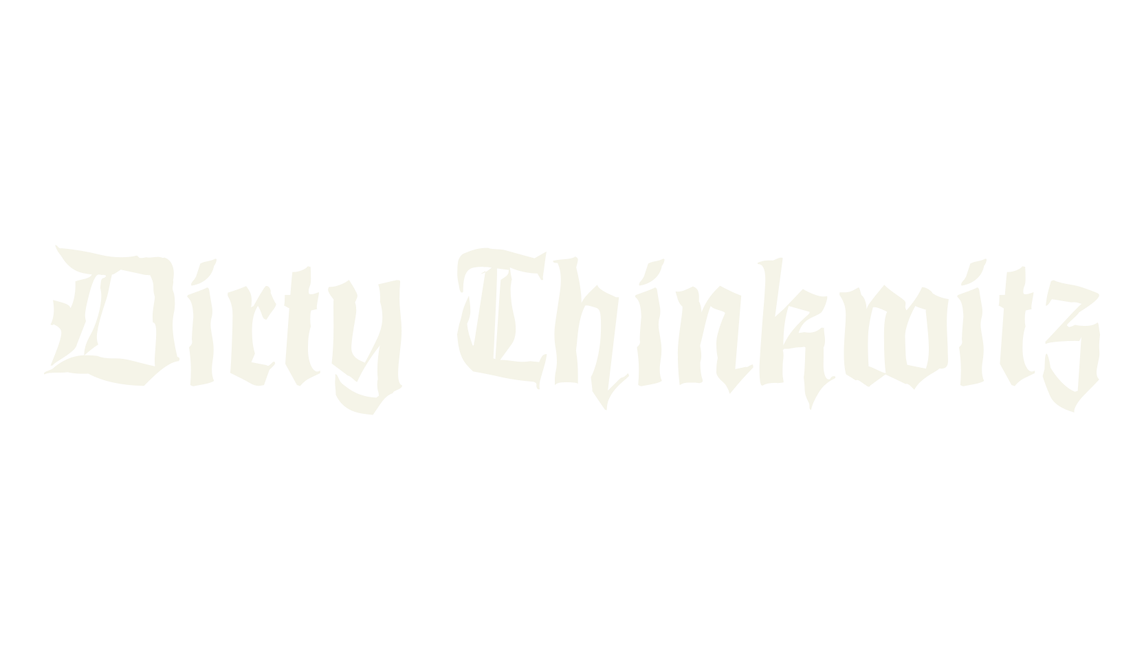 Dirty Thinkwitz, fantasy font preview