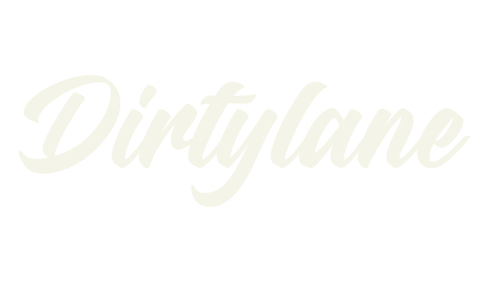 Dirtylane, lettering font preview