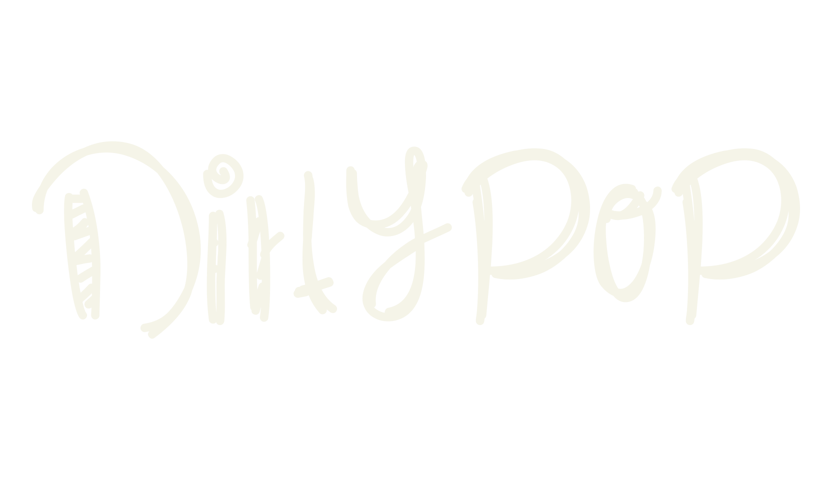 DirtyPop, handwritten font preview