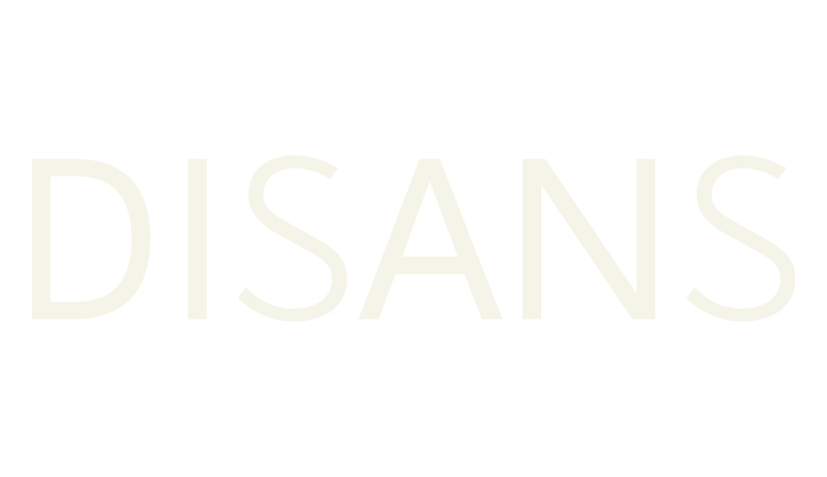 Disans, text font preview