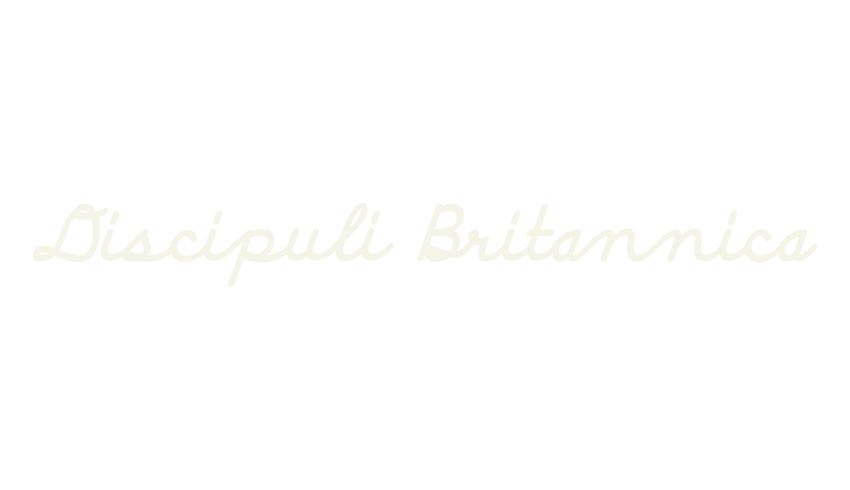 Discipuli Britannica, cursive font preview
