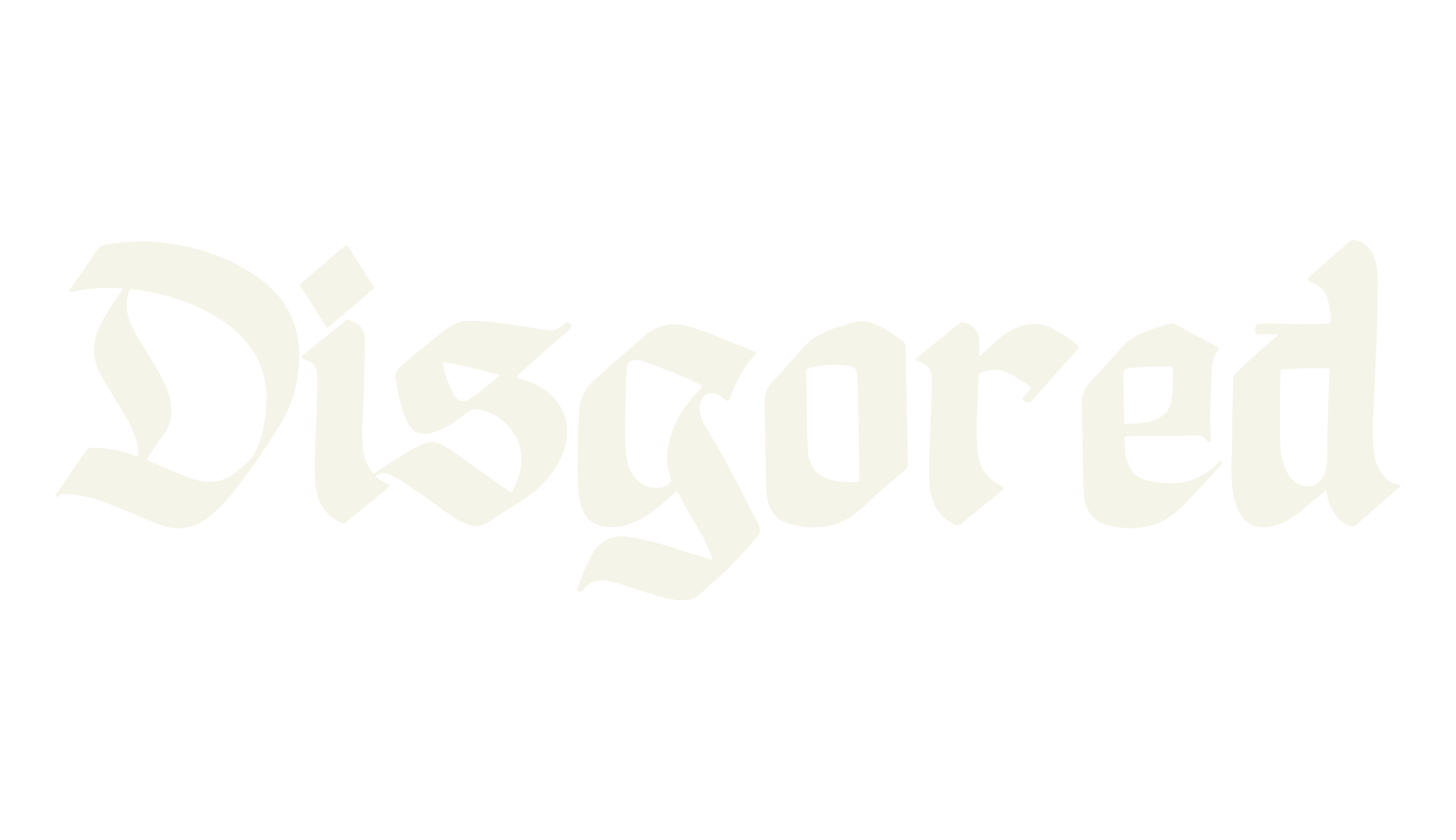 Disgored, death metal font preview