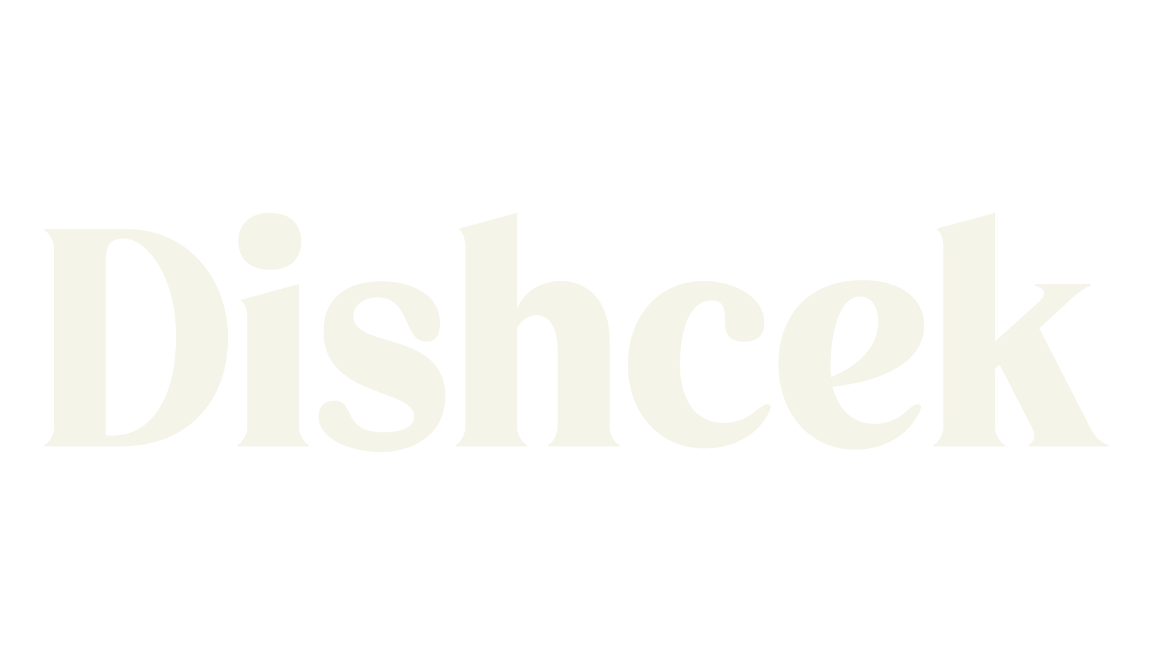 Dishcek, serif font preview