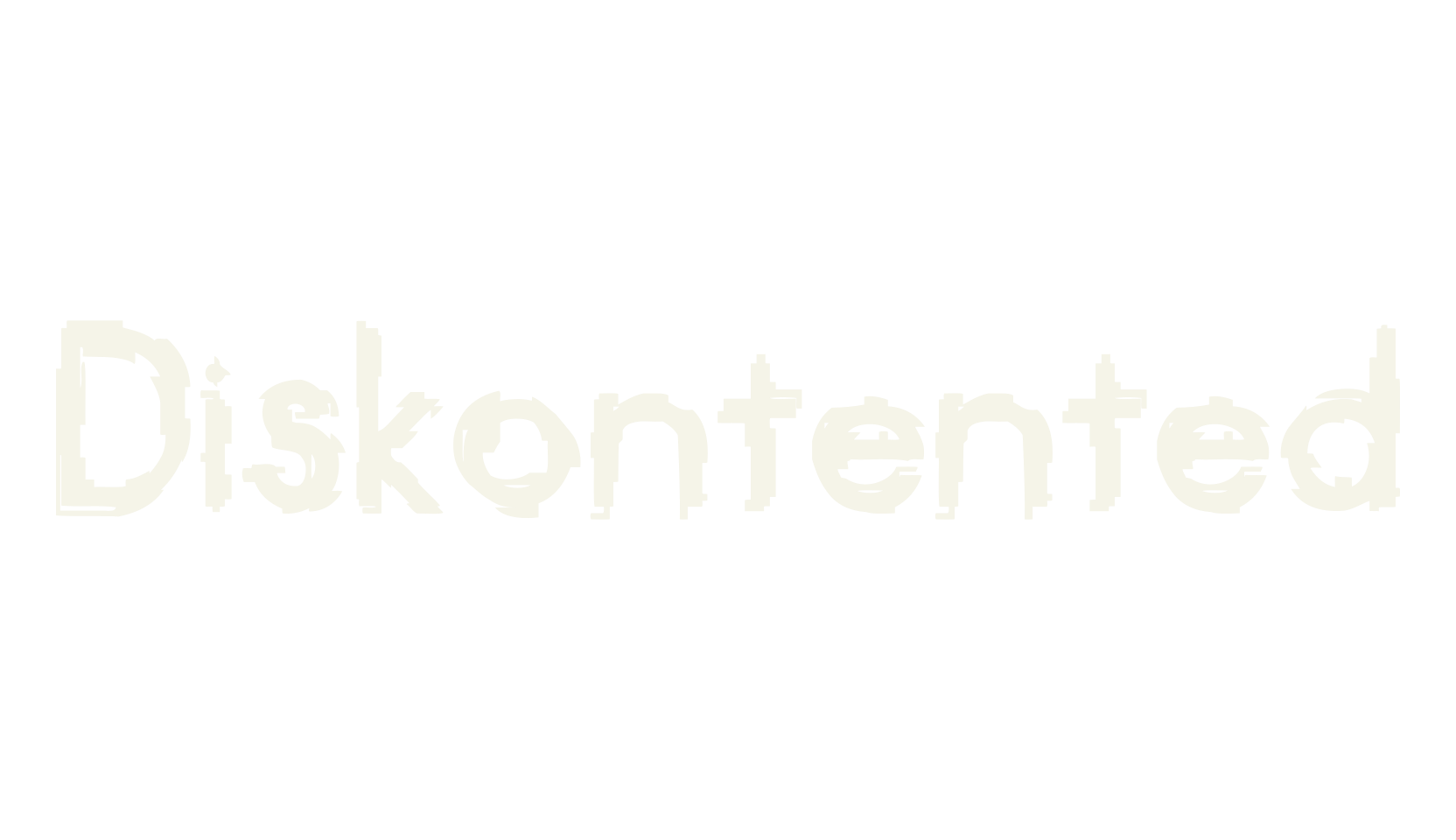 Diskontented, display font preview