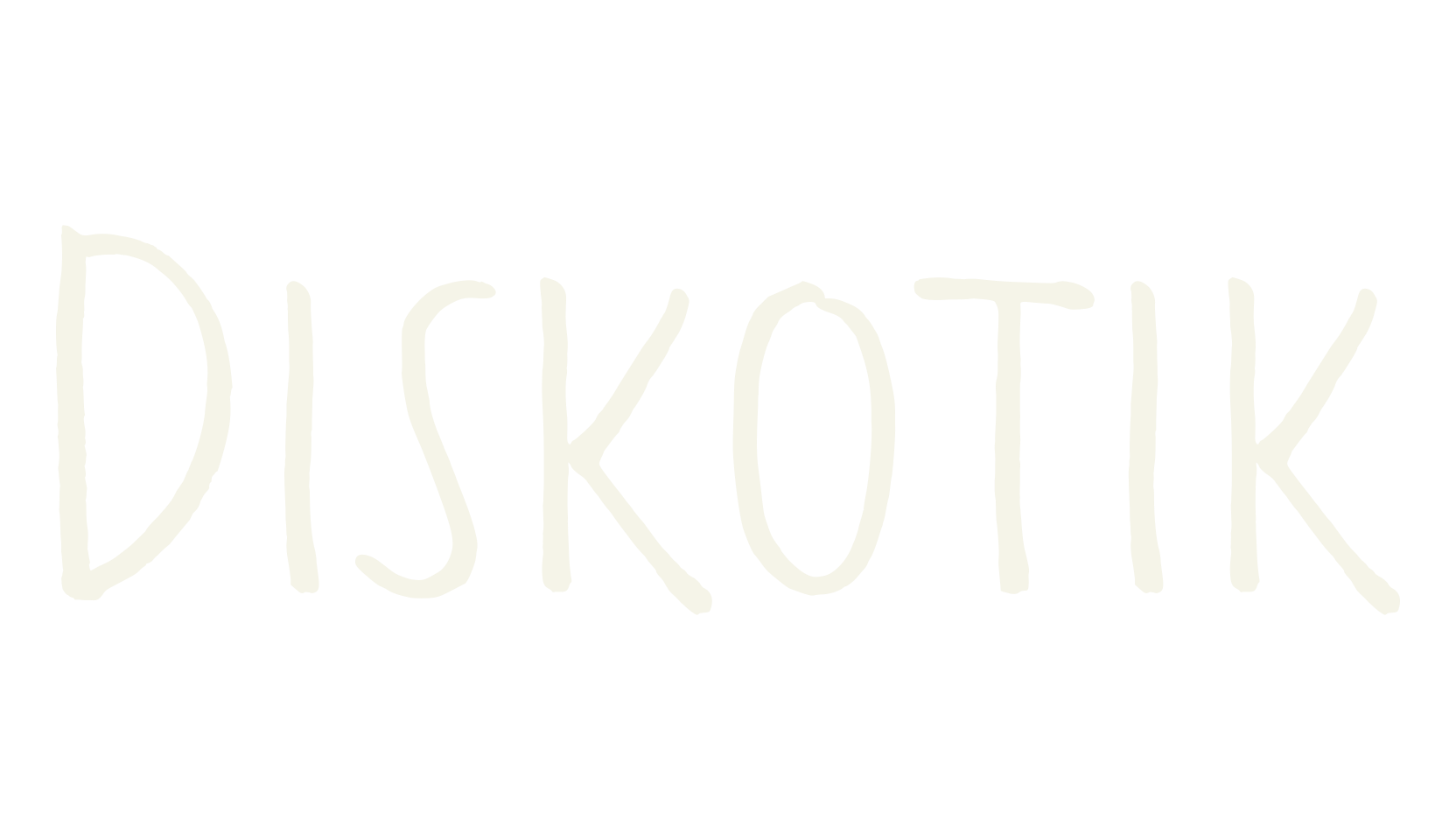 Diskotik, pencil font preview