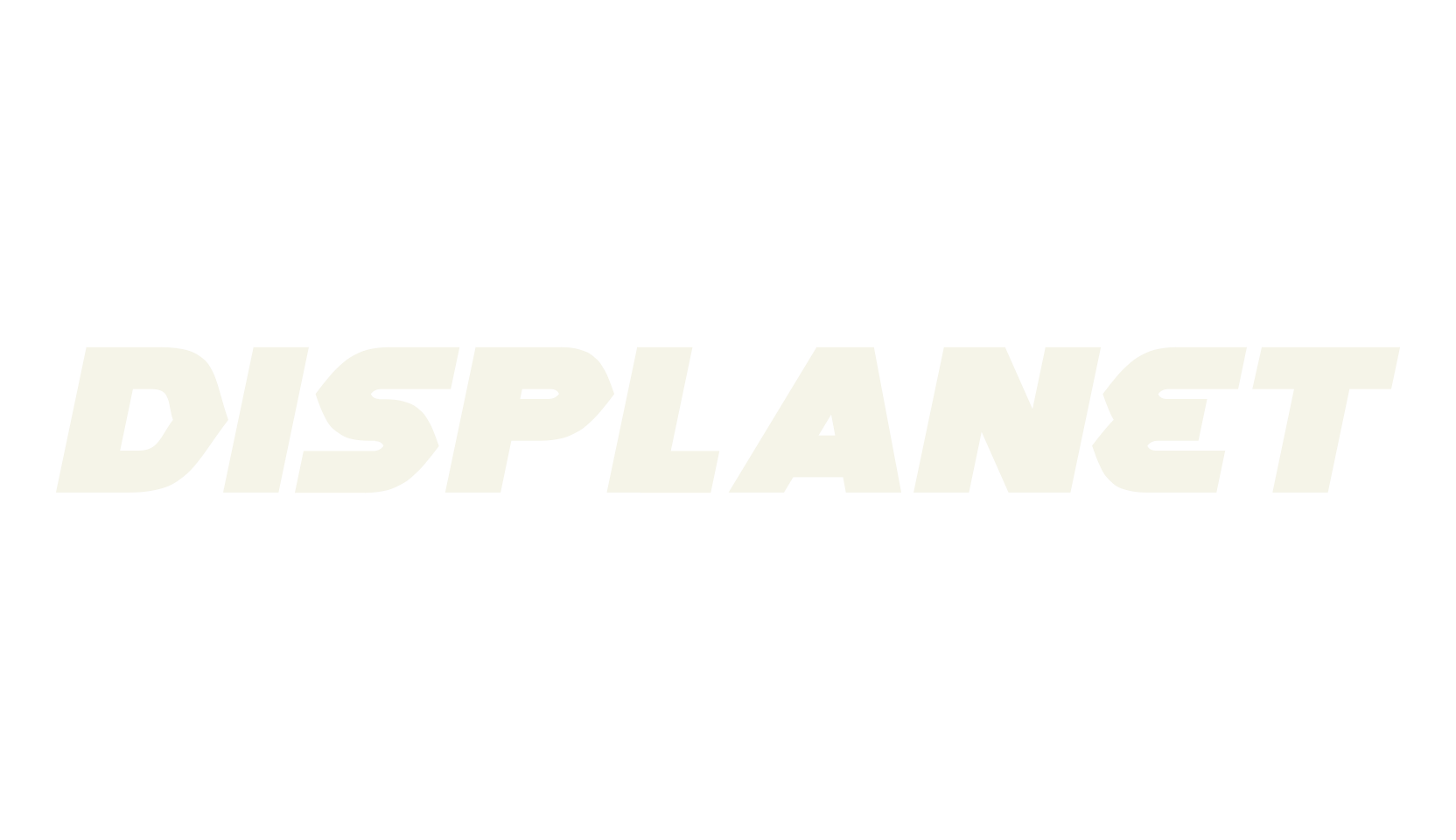 Displanet, racing font preview