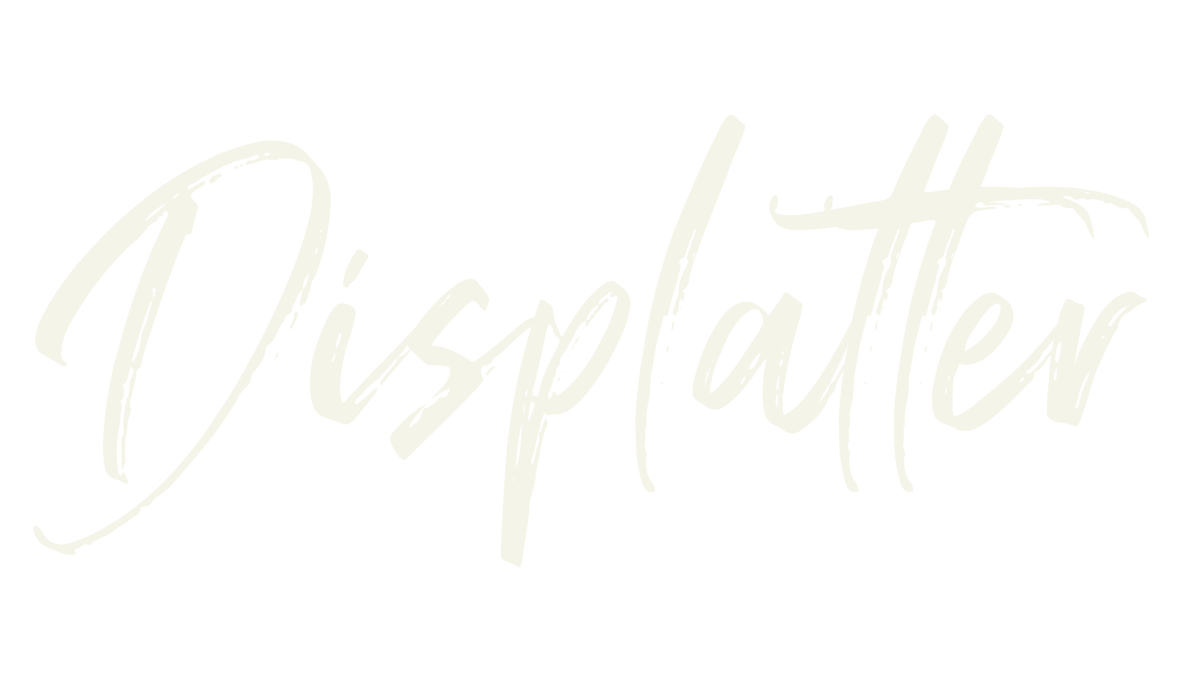 Displatter, brush font preview