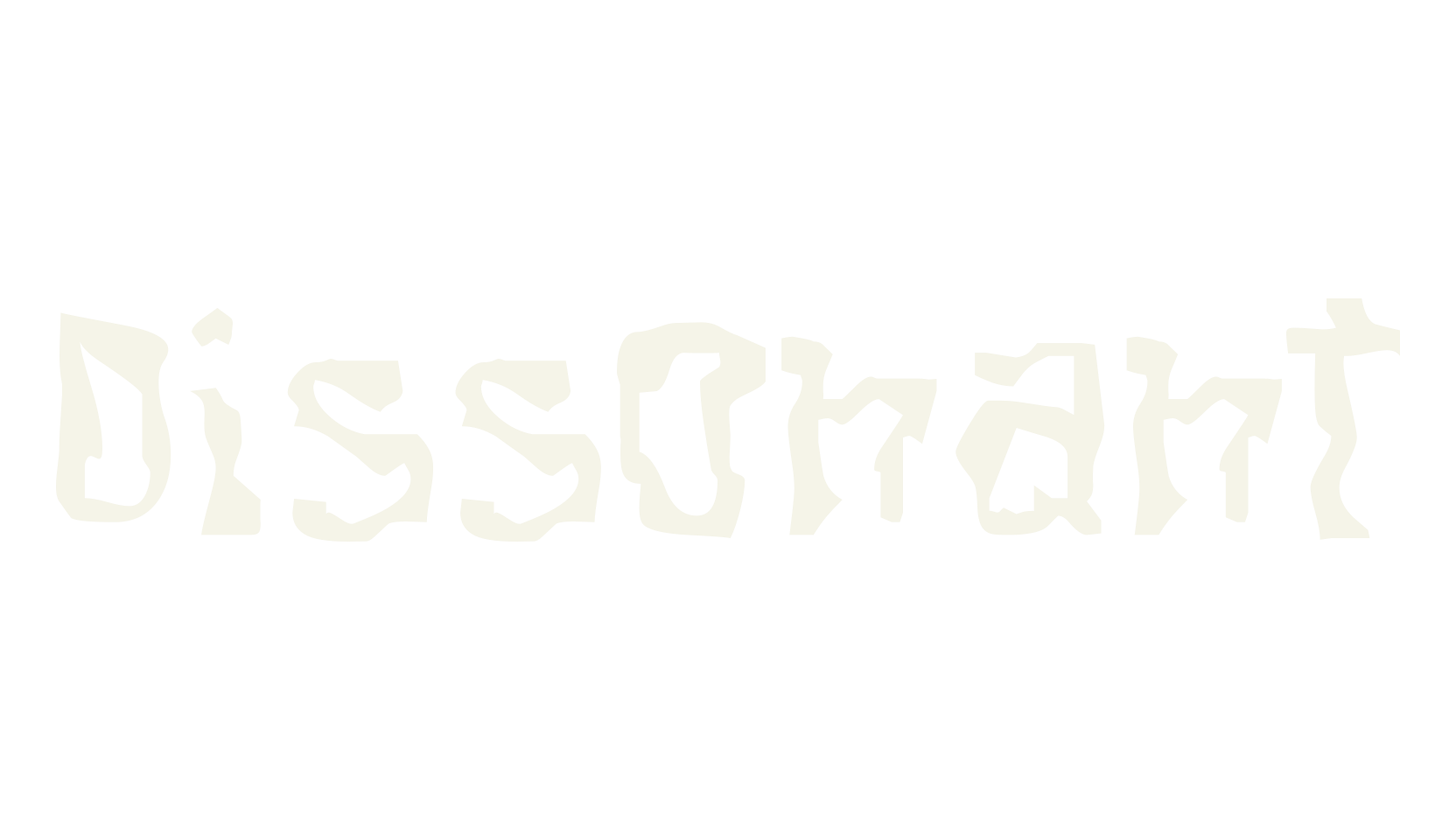 Dissonant, gothic font preview