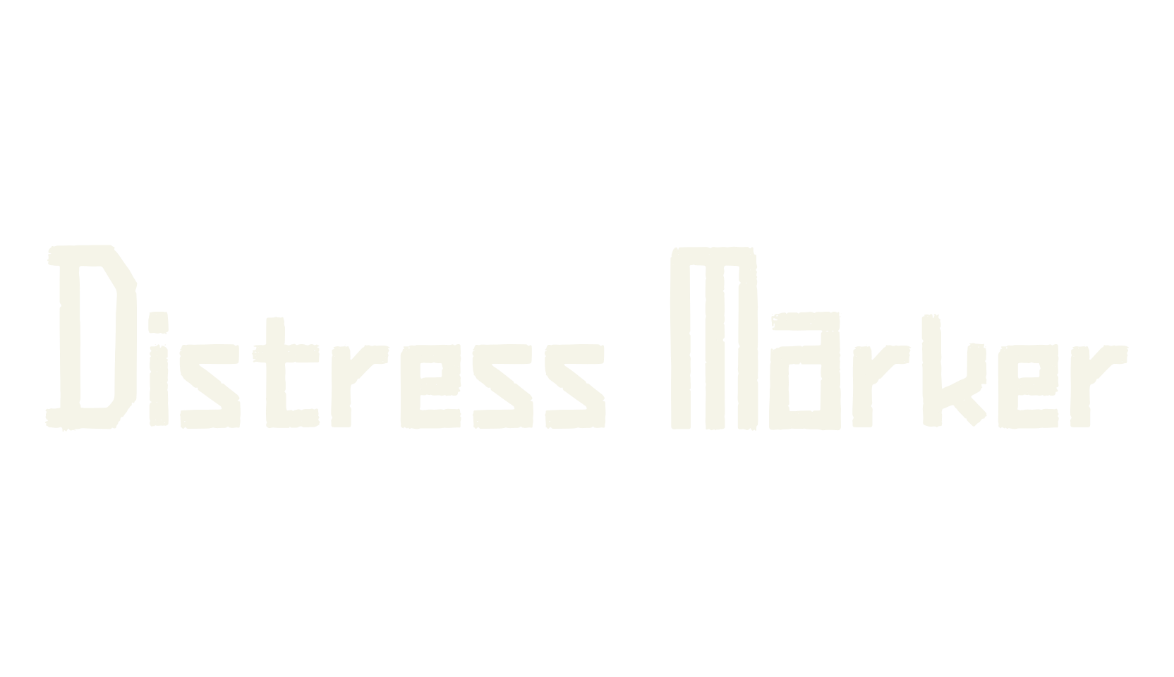 Distress Marker, graffiti font preview
