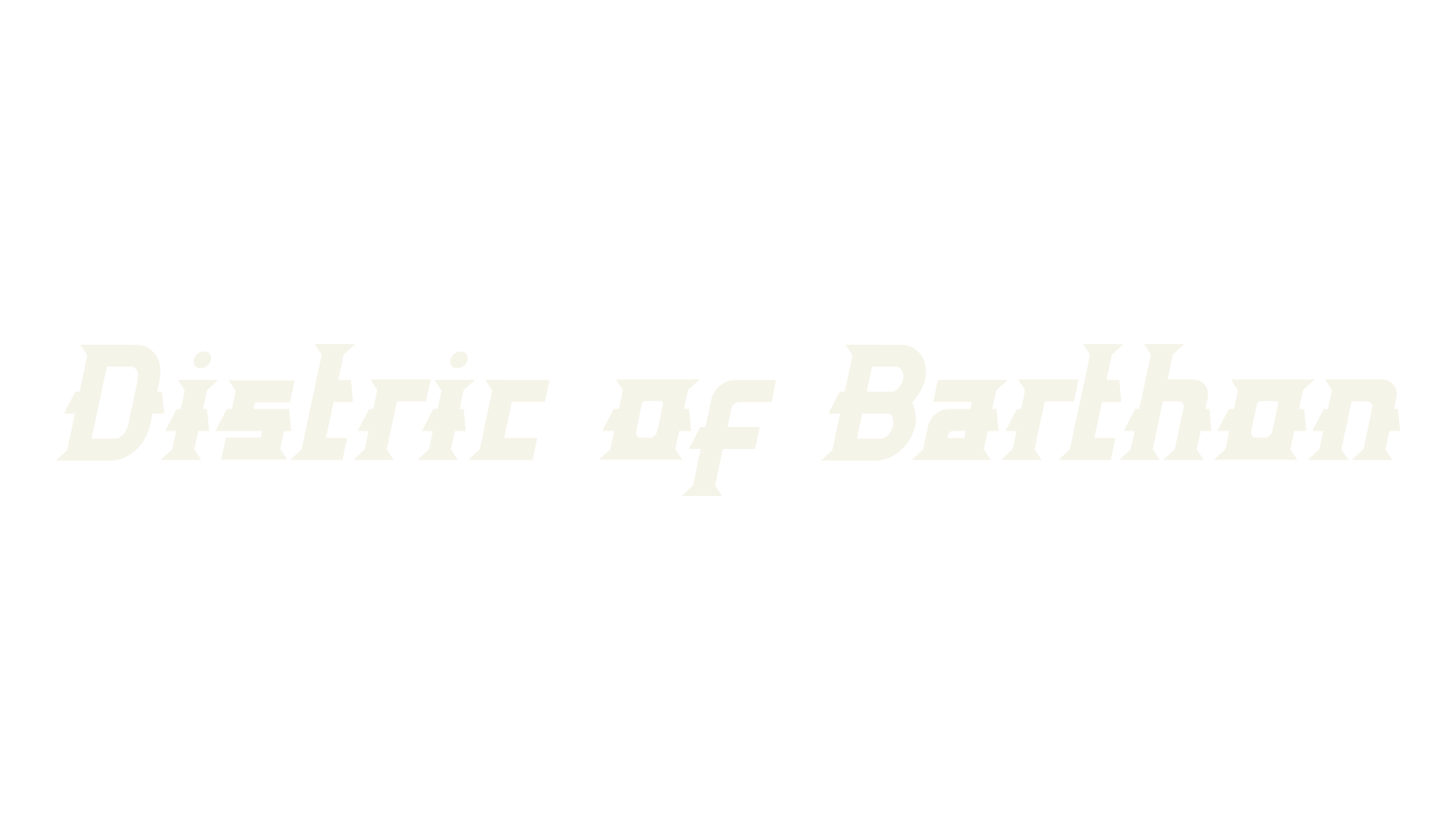 Distric of Barthon, shogun font preview