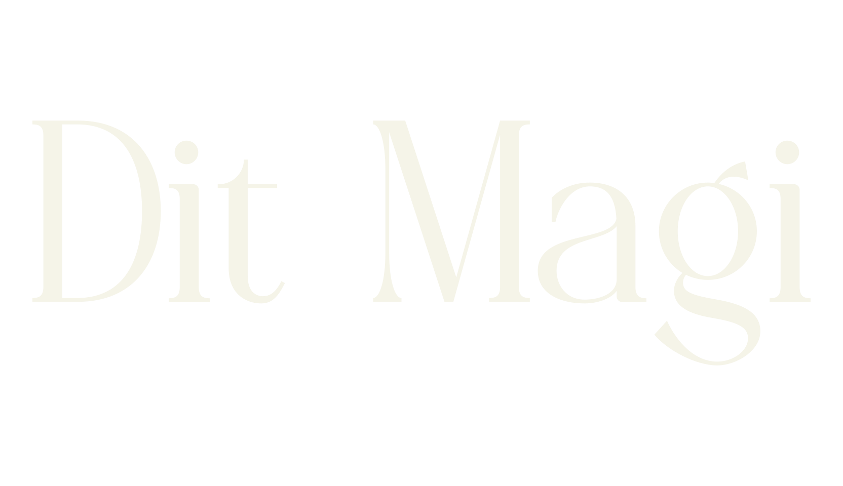 Dit Magi, modern font preview