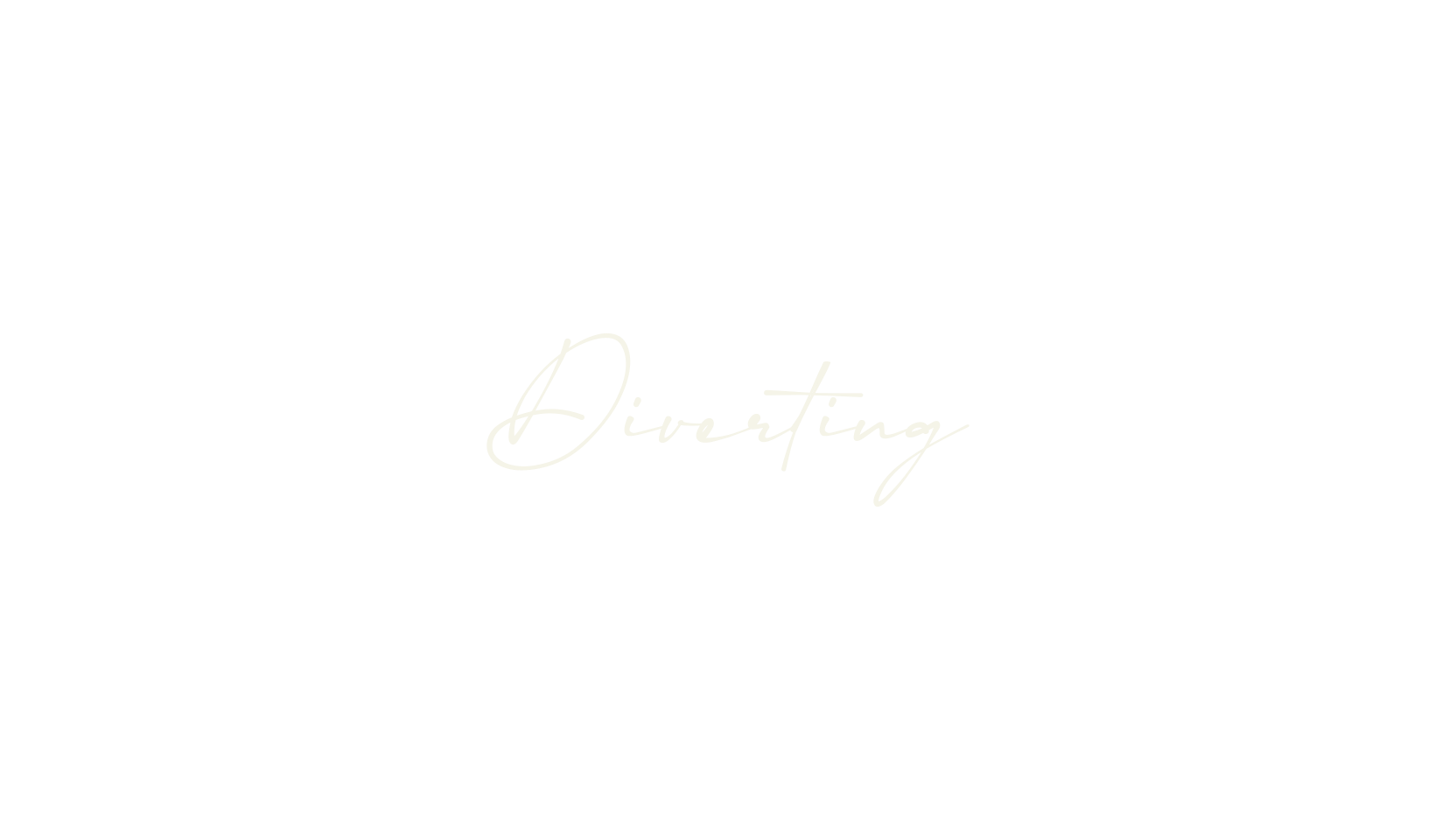 Diverting, handwriting font preview