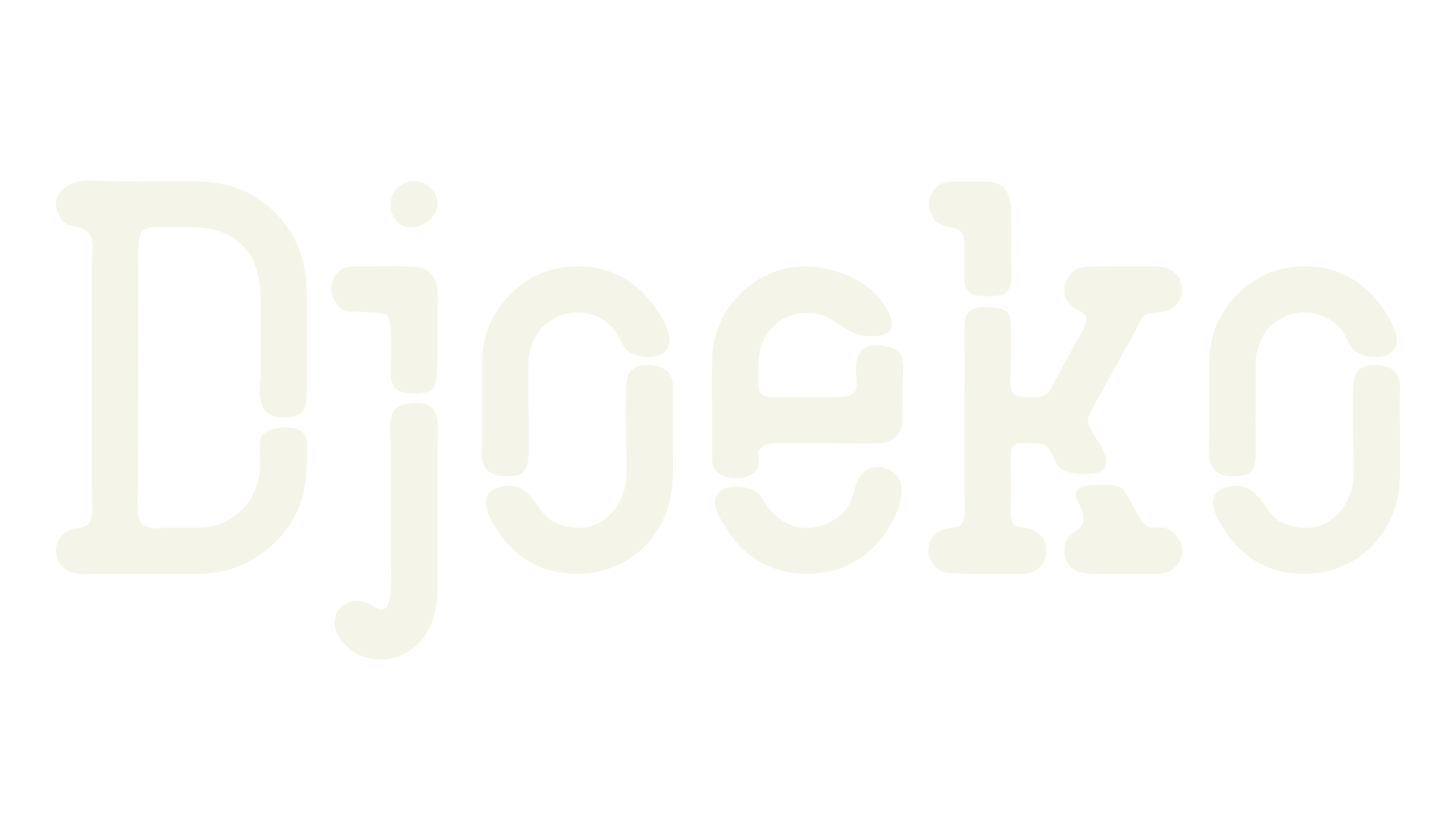 Djoeko, stencil font preview