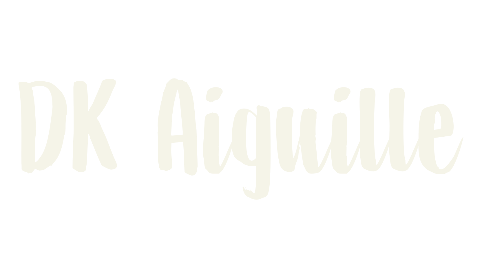 DK Aiguille, fashion script font preview