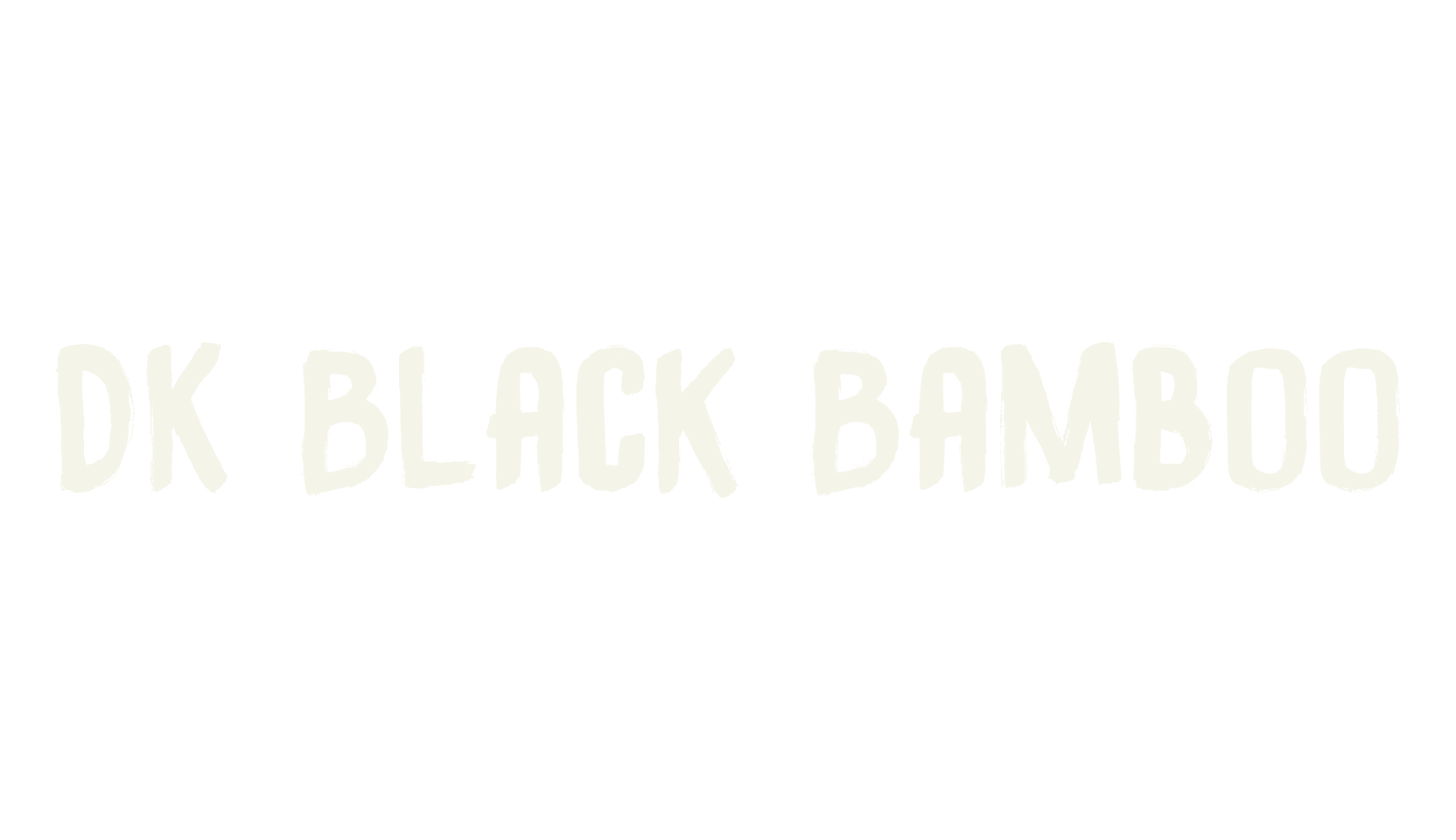 DK Black Bamboo, handwritten font preview