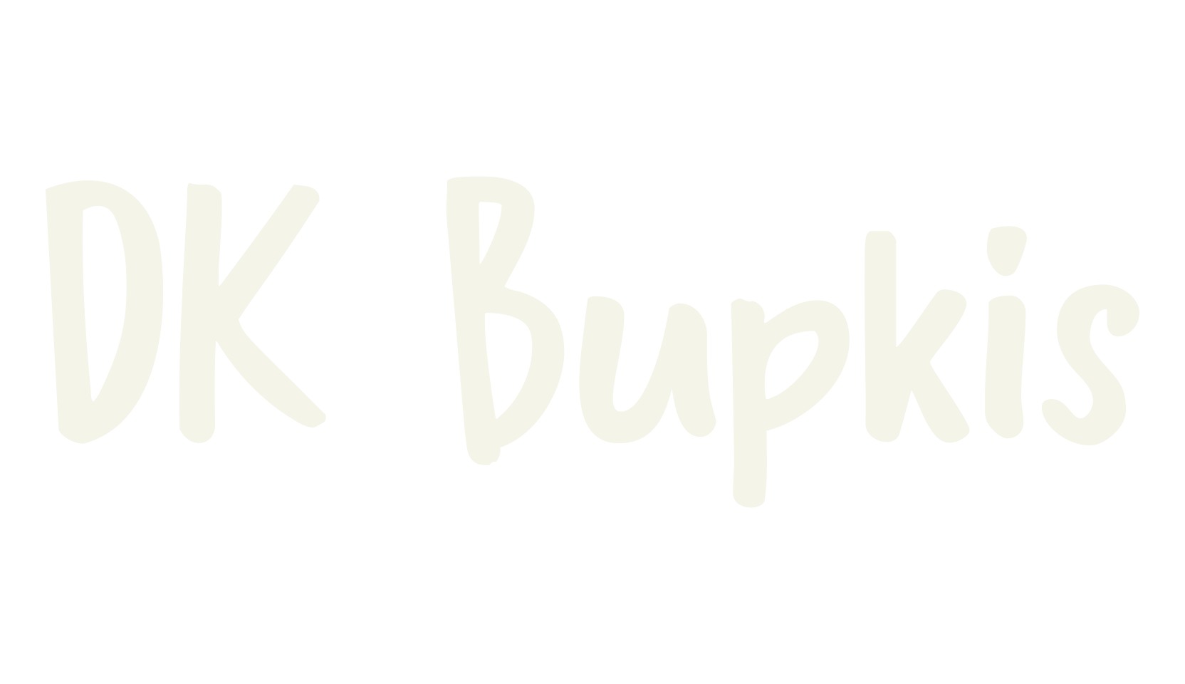 DK Bupkis, handwritten font preview