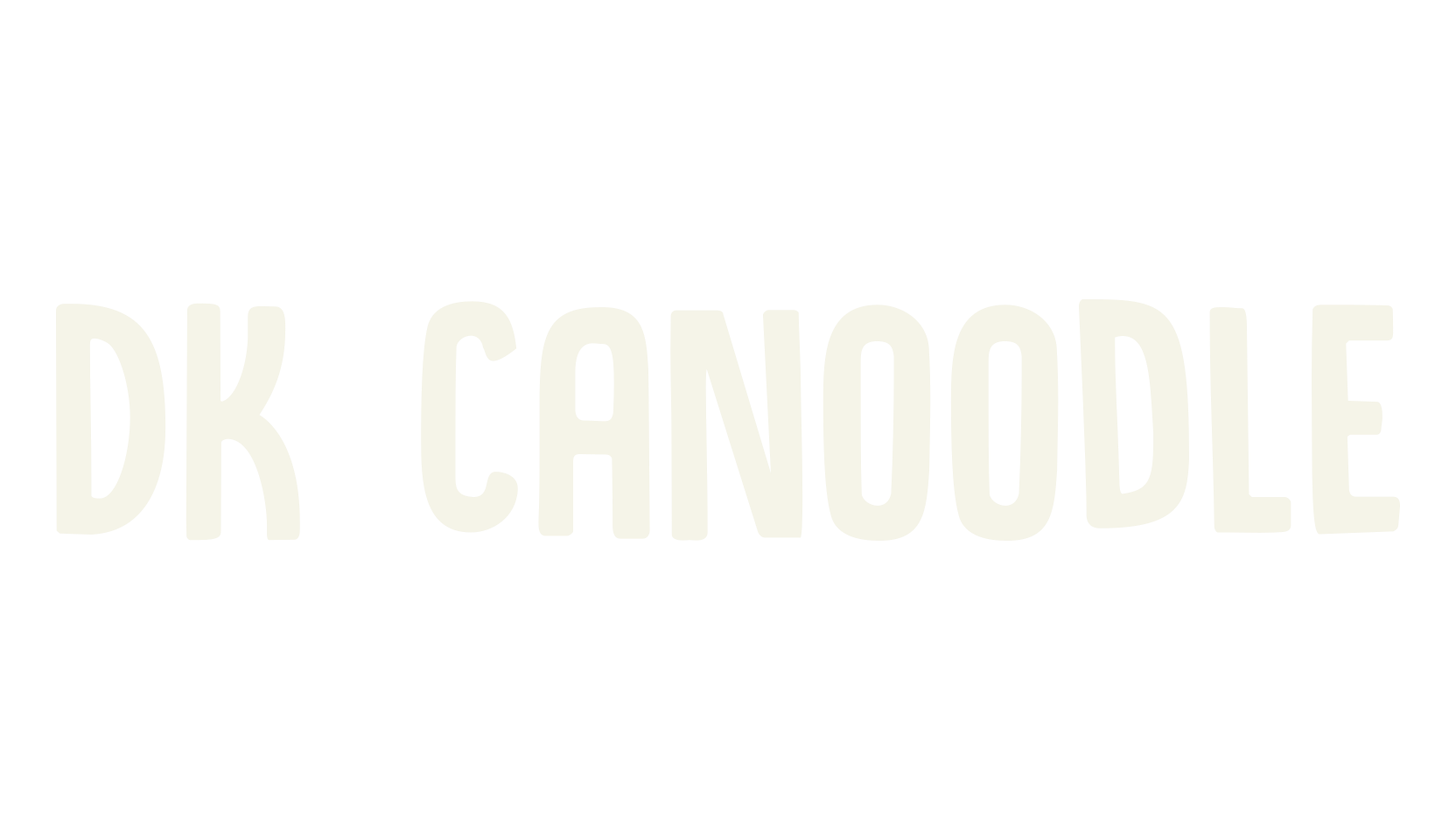 DK Canoodle, display market font preview