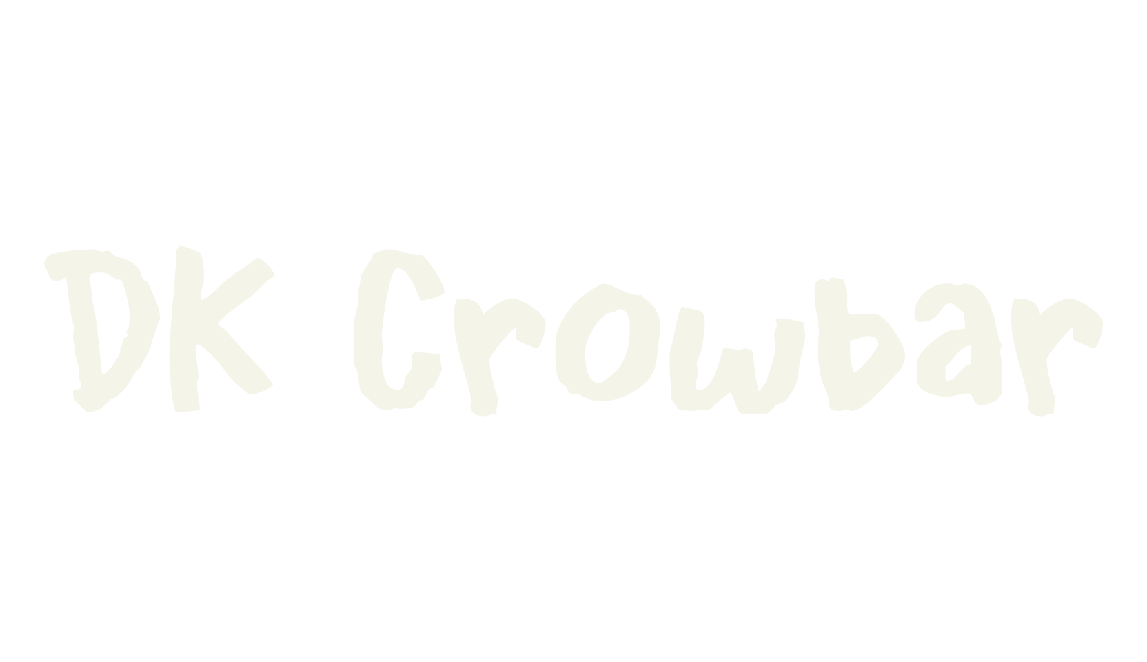 DK Crowbar, fantasy font preview