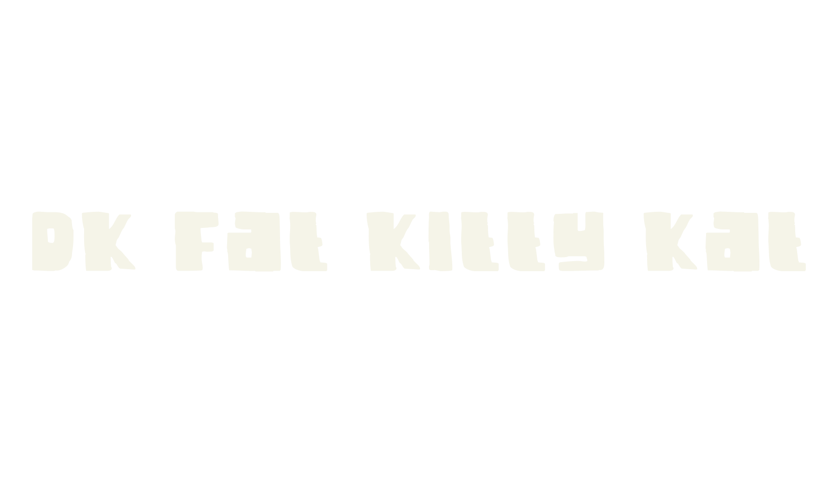 DK Fat Kitty Kat, display market font preview