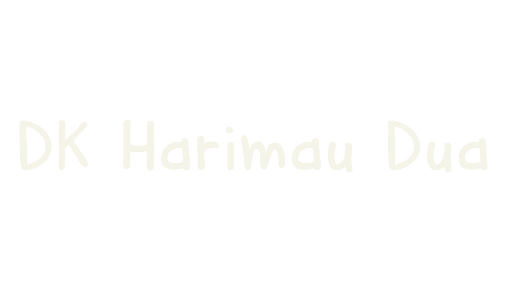 DK Harimau Dua, fashion script font preview