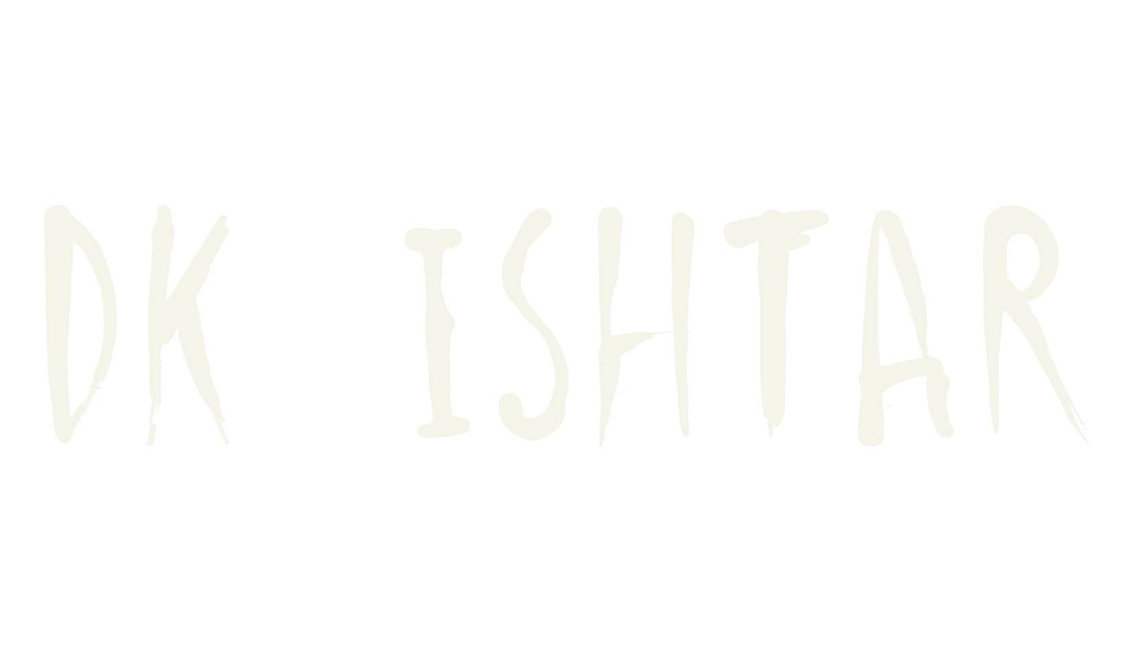 DK Ishtar, handwritten font preview