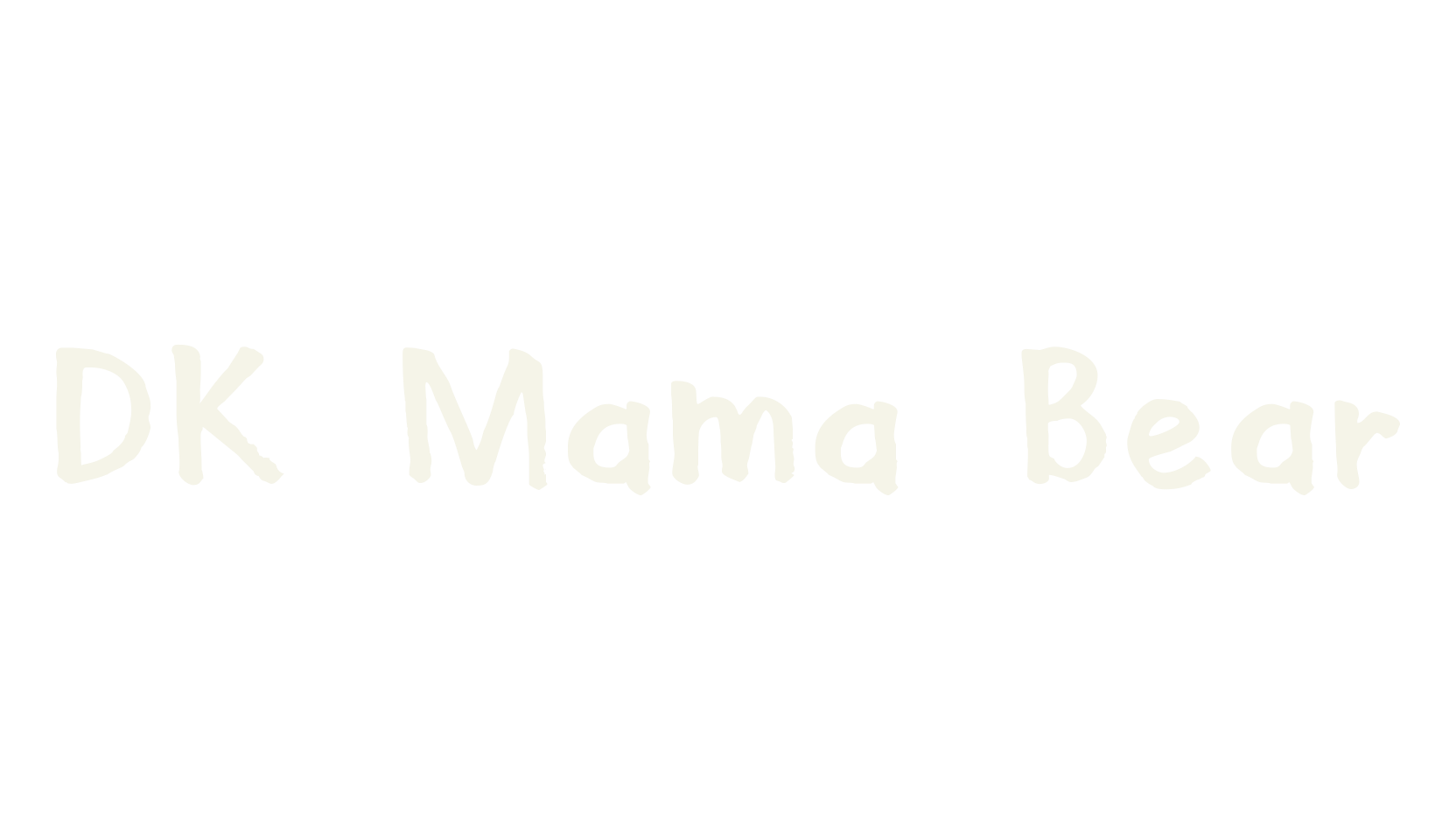 DK Mama Bear, display market font preview