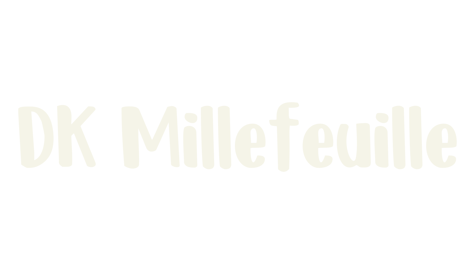 DK Millefeuille, display market font preview